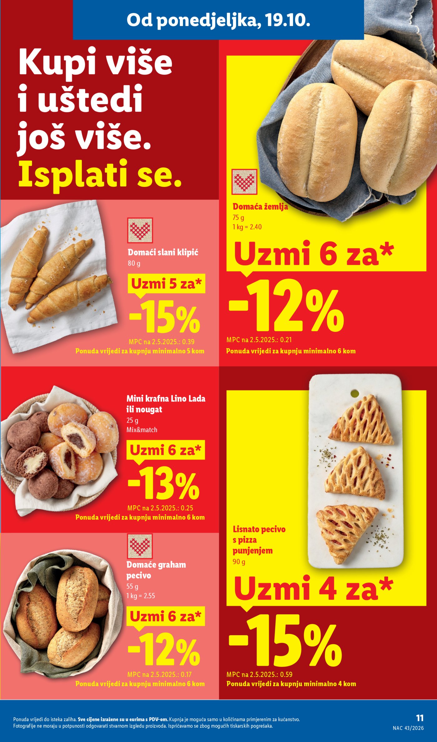Lidl katalog Super ponuda od ponedjeljka 19.10. - 25.10.2026.