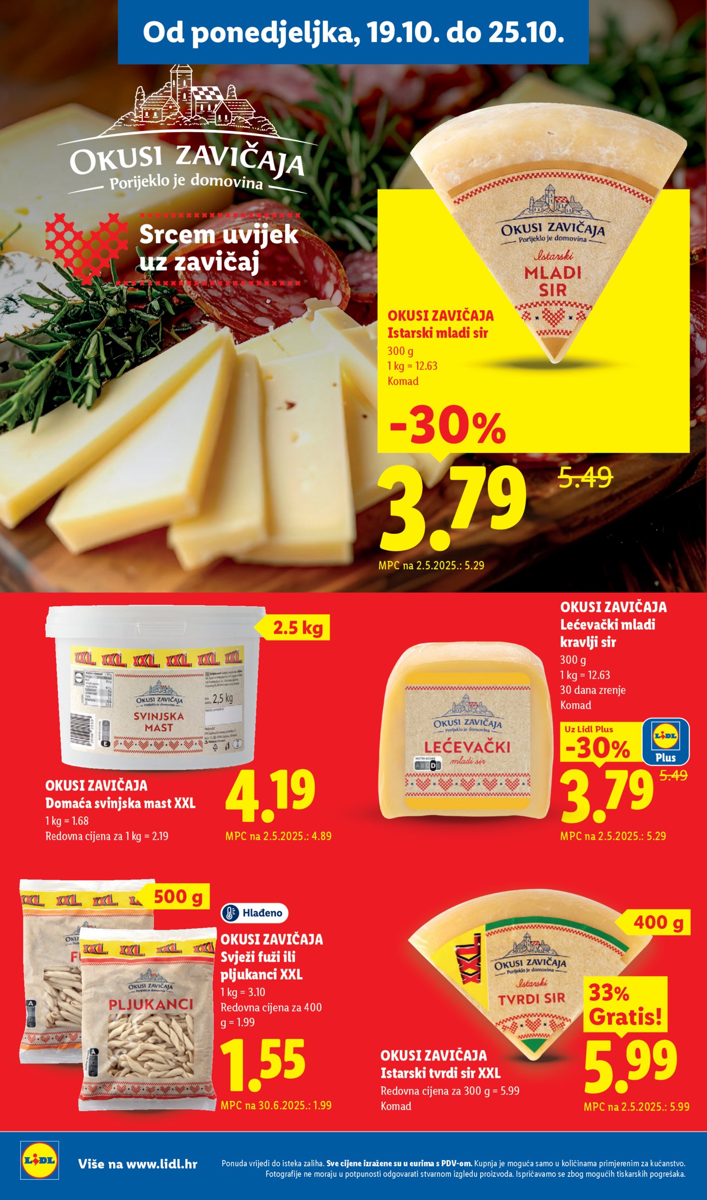 Lidl katalog Super ponuda od ponedjeljka 19.10. - 25.10.2026.