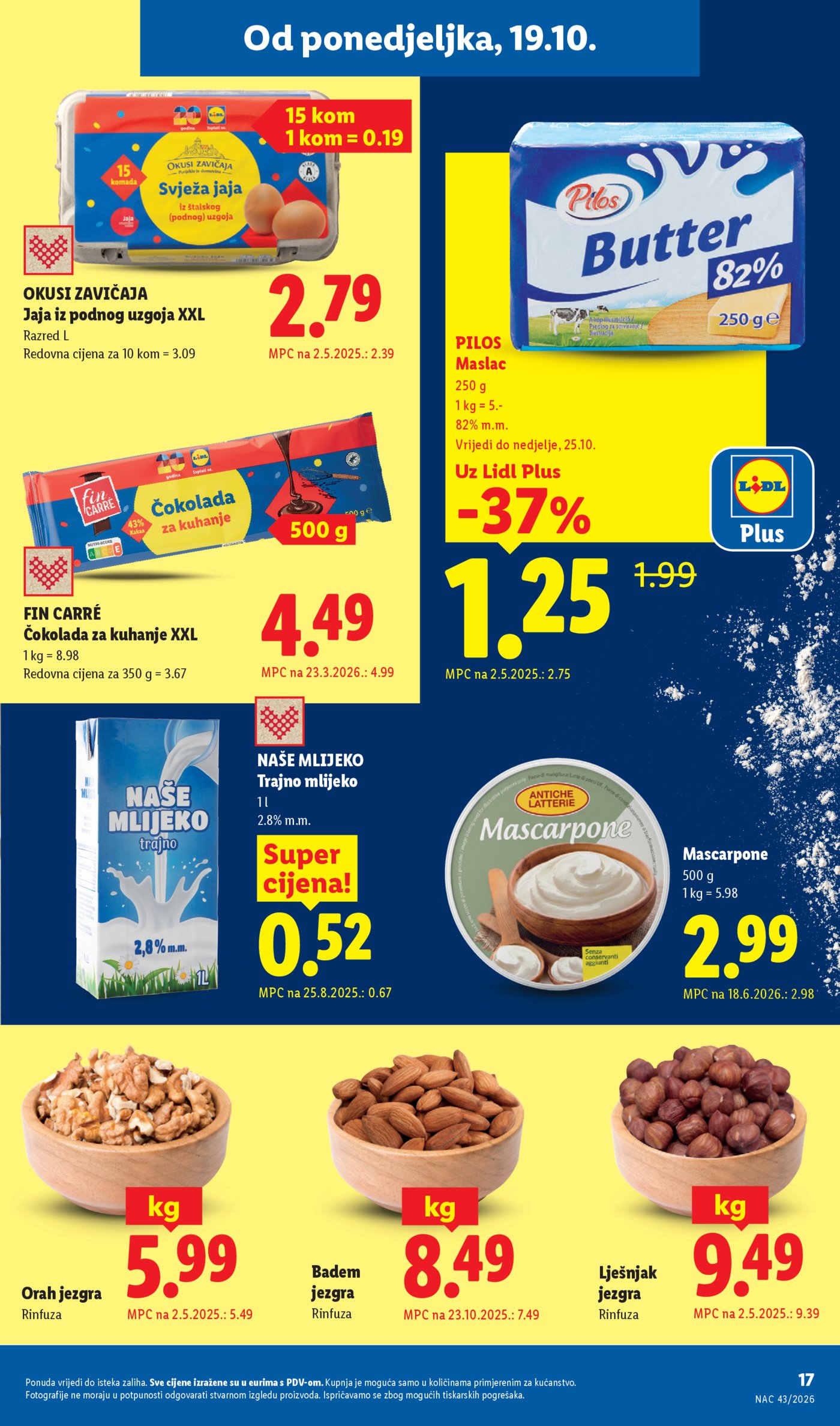 Lidl katalog Super ponuda od ponedjeljka 19.10. - 25.10.2026.