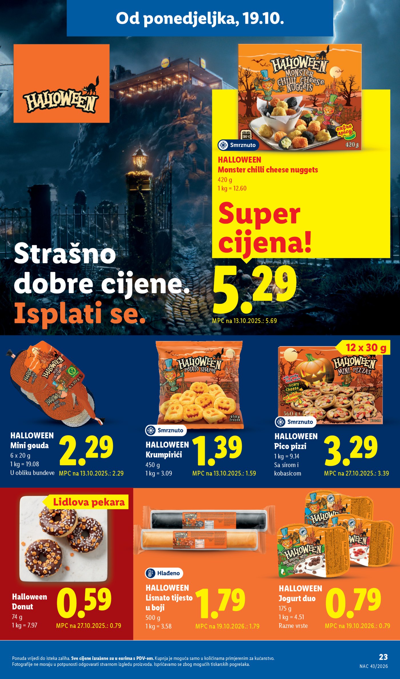 Lidl katalog Super ponuda od ponedjeljka 19.10. - 25.10.2026.