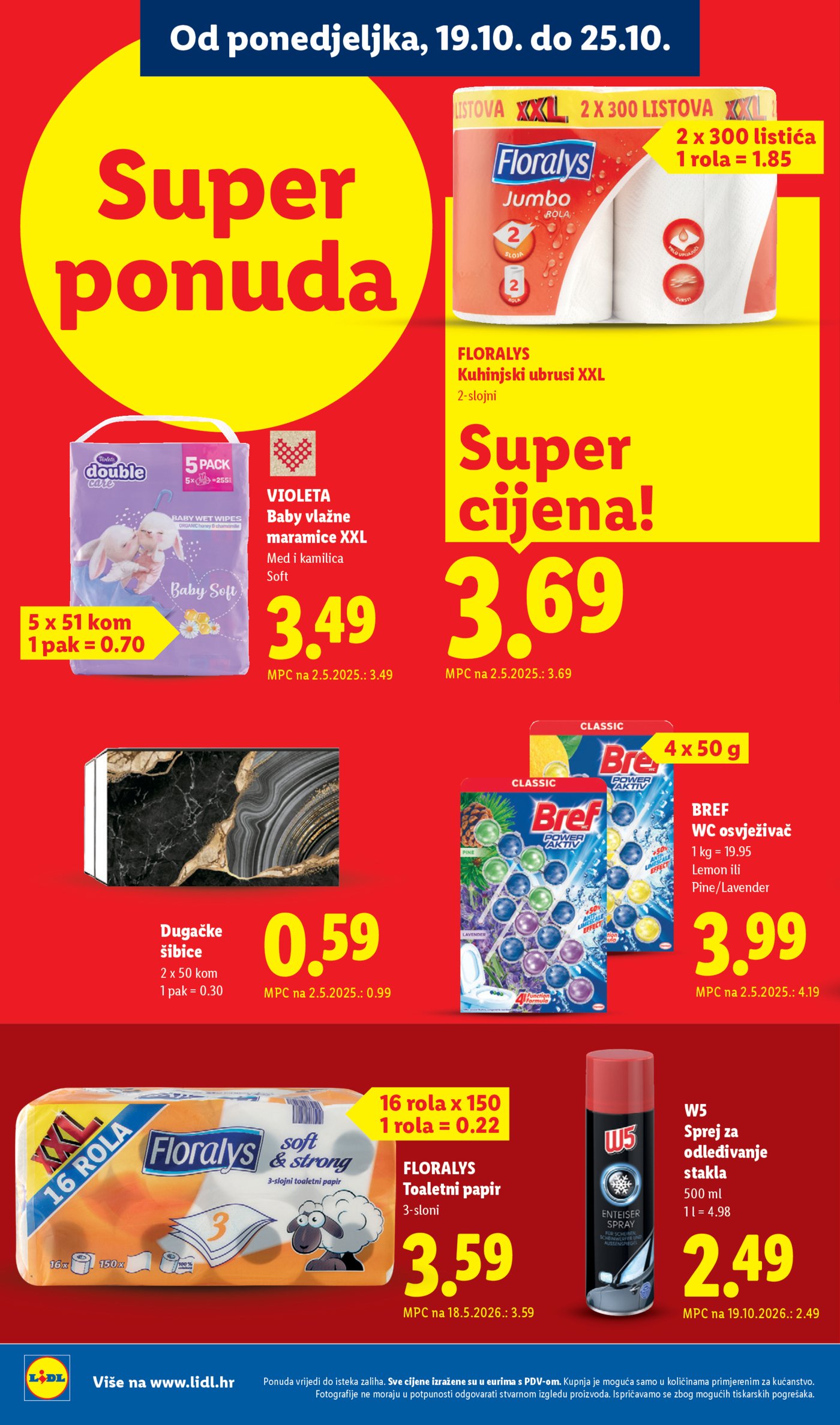Lidl katalog Super ponuda od ponedjeljka 19.10. - 25.10.2026.