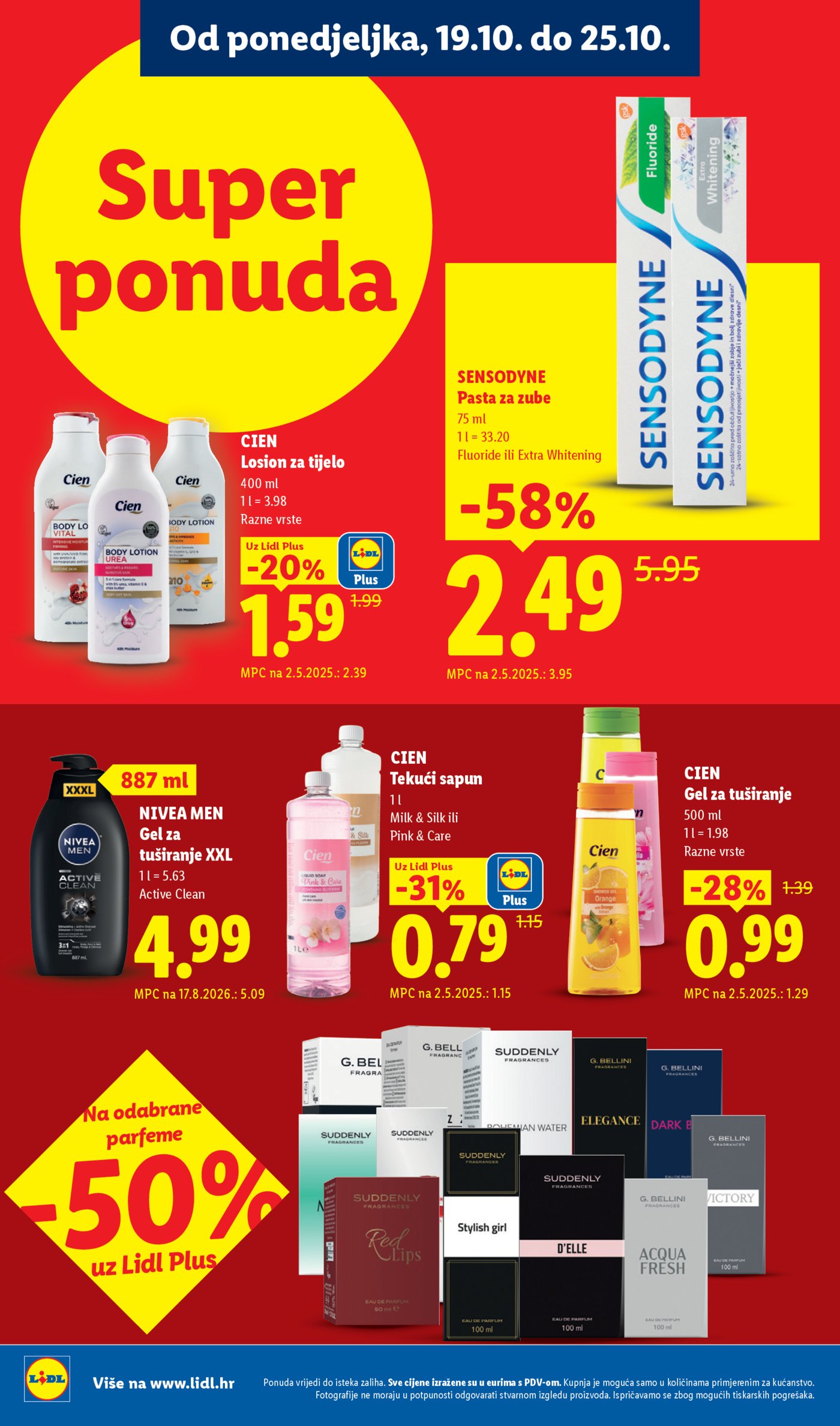 Lidl katalog Super ponuda od ponedjeljka 19.10. - 25.10.2026.