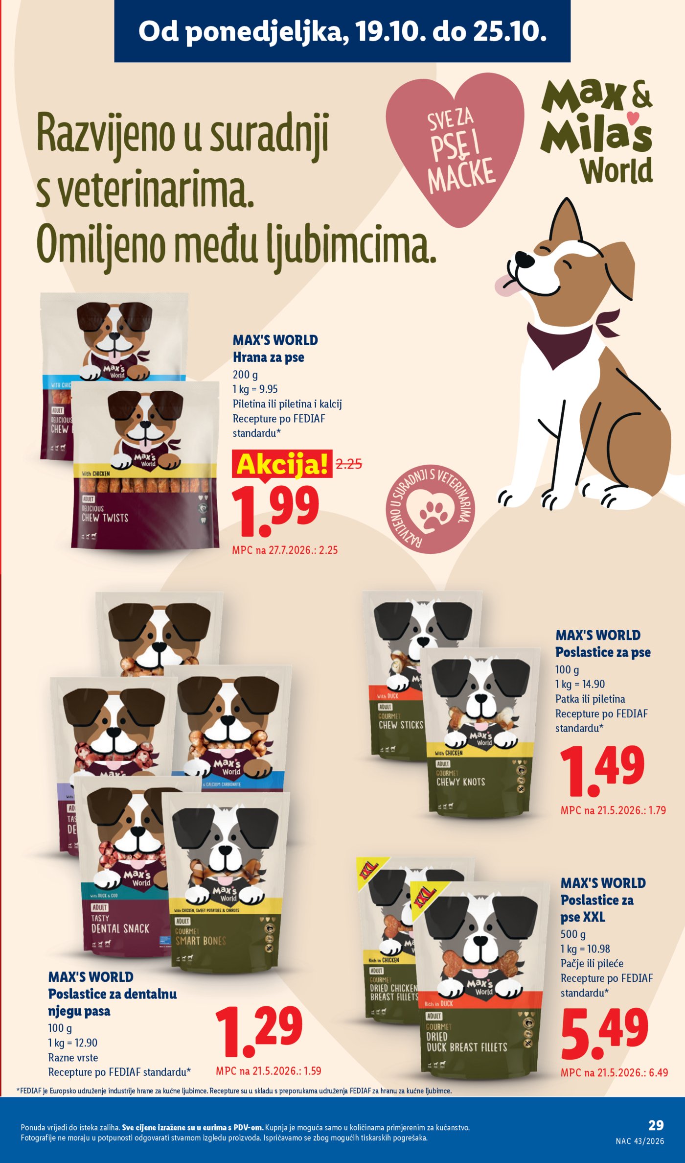 Lidl katalog Super ponuda od ponedjeljka 19.10. - 25.10.2026.