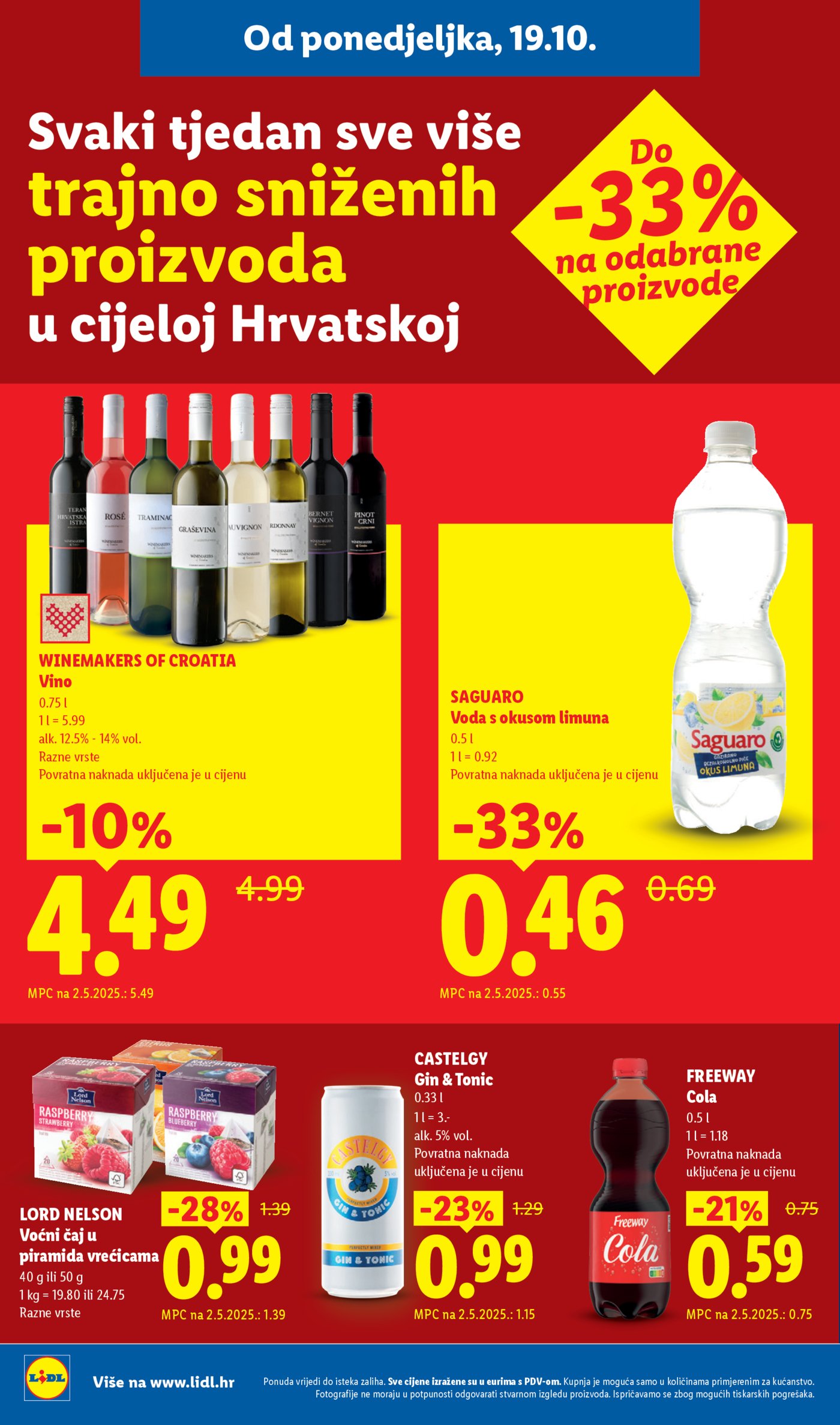 Lidl katalog Super ponuda od ponedjeljka 19.10. - 25.10.2026.