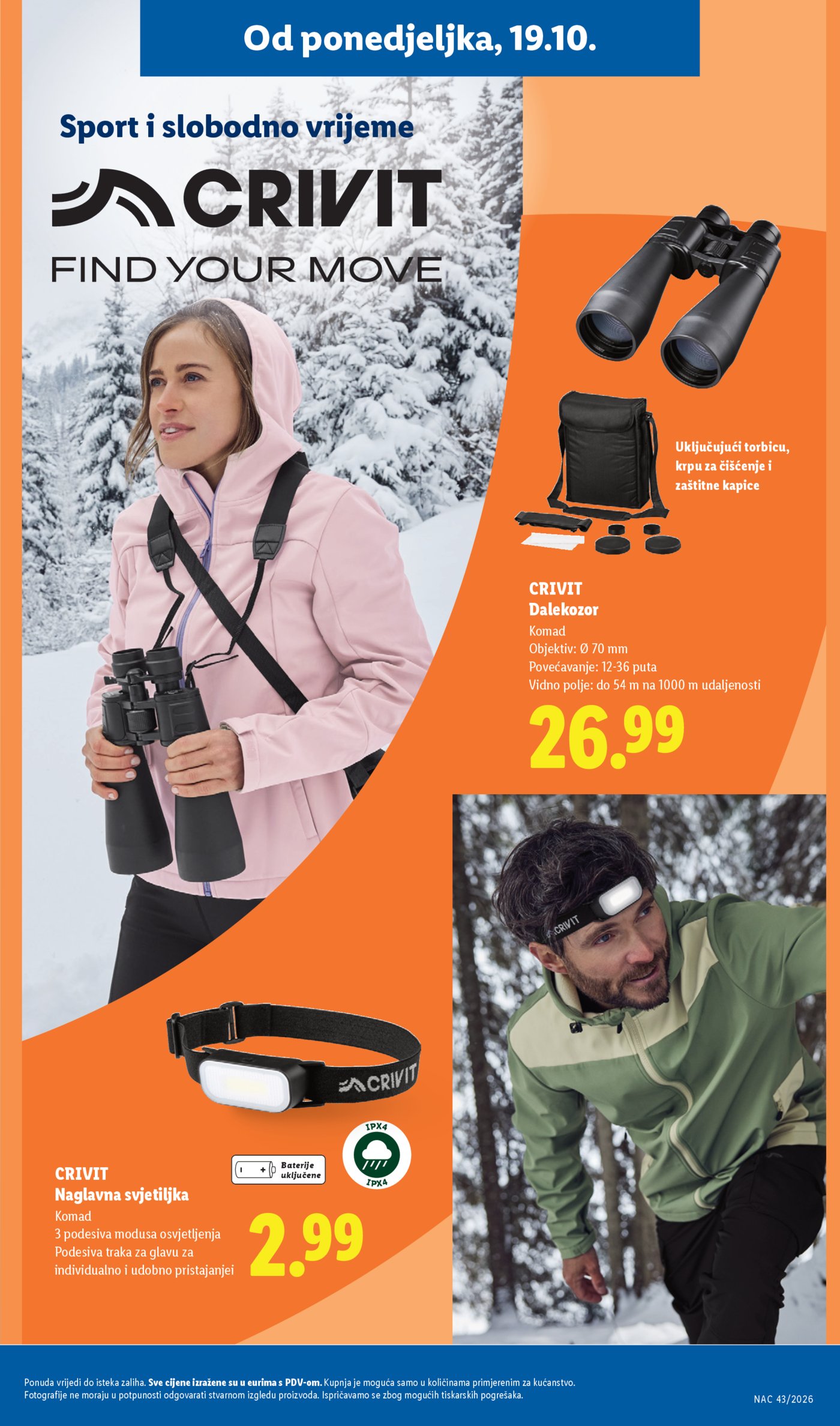 Lidl katalog Super ponuda od ponedjeljka 19.10. - 25.10.2026.