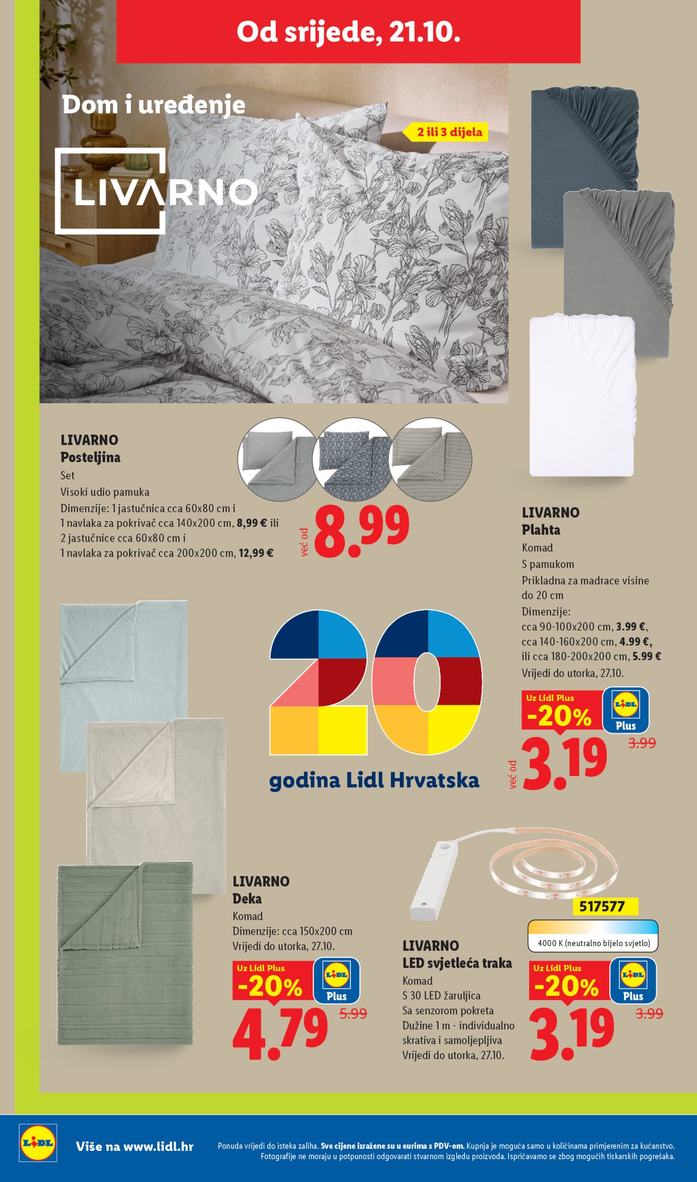 Lidl katalog Super ponuda od ponedjeljka 19.10. - 25.10.2026.