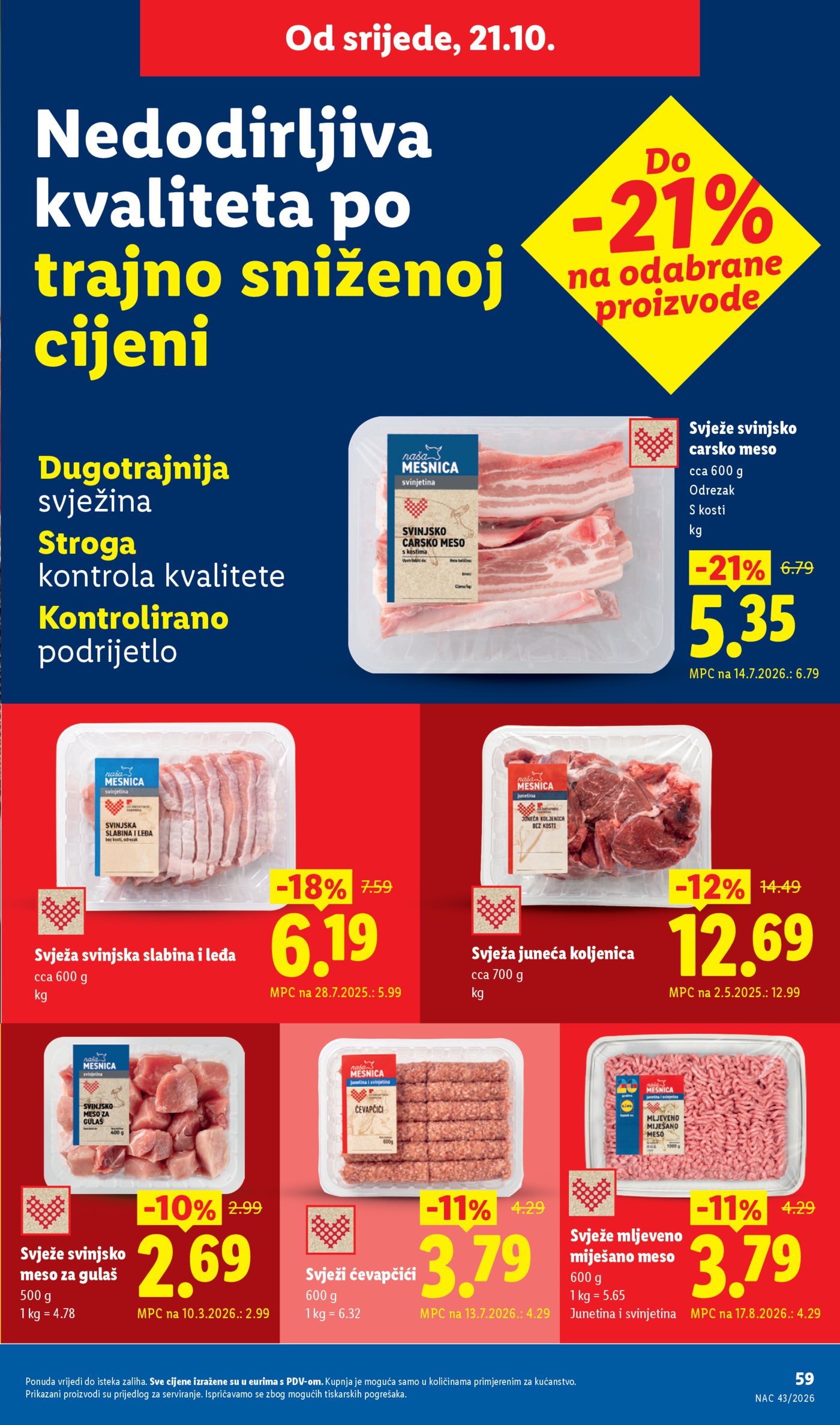 Lidl katalog Super ponuda od ponedjeljka 19.10. - 25.10.2026.
