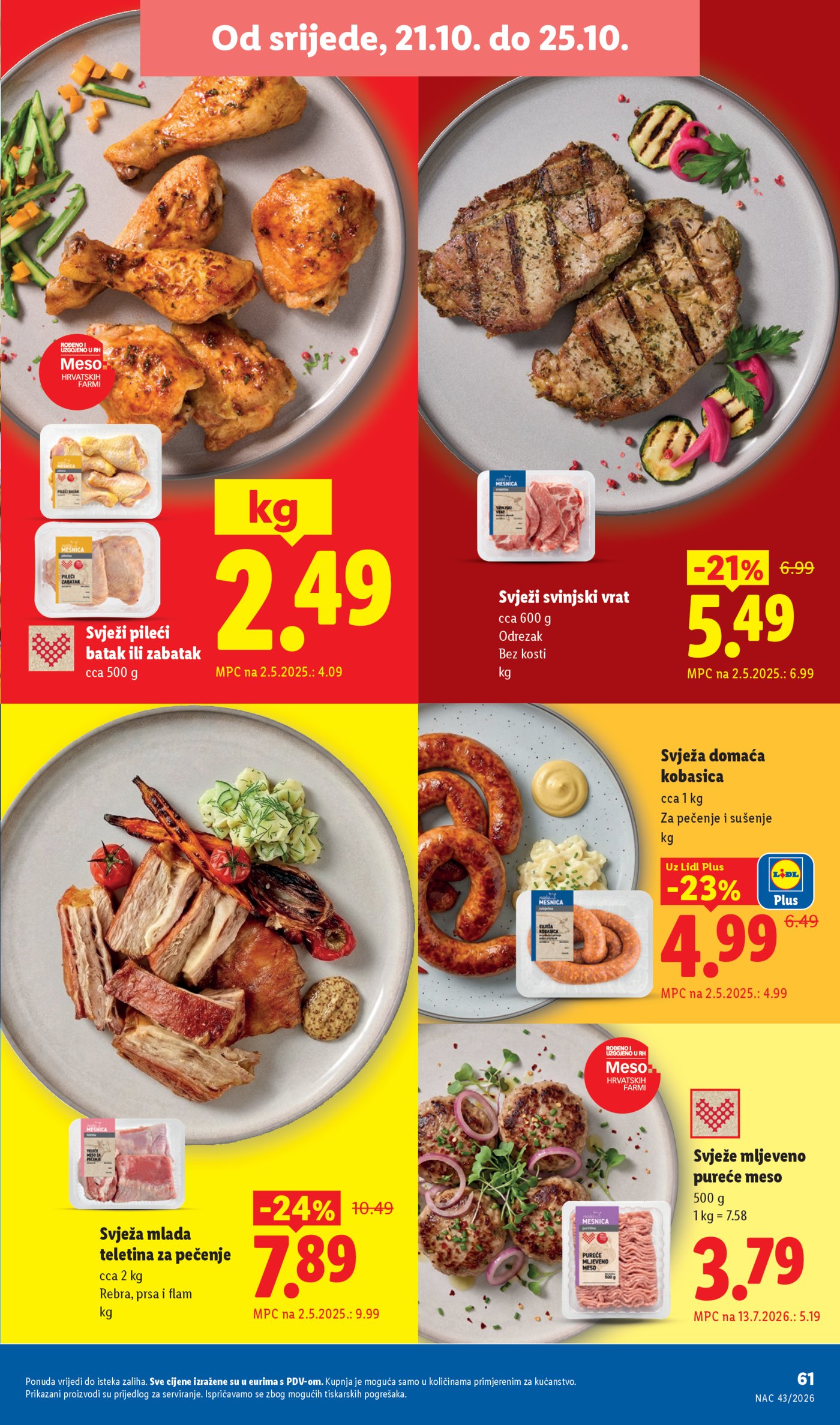 Lidl katalog Super ponuda od ponedjeljka 19.10. - 25.10.2026.