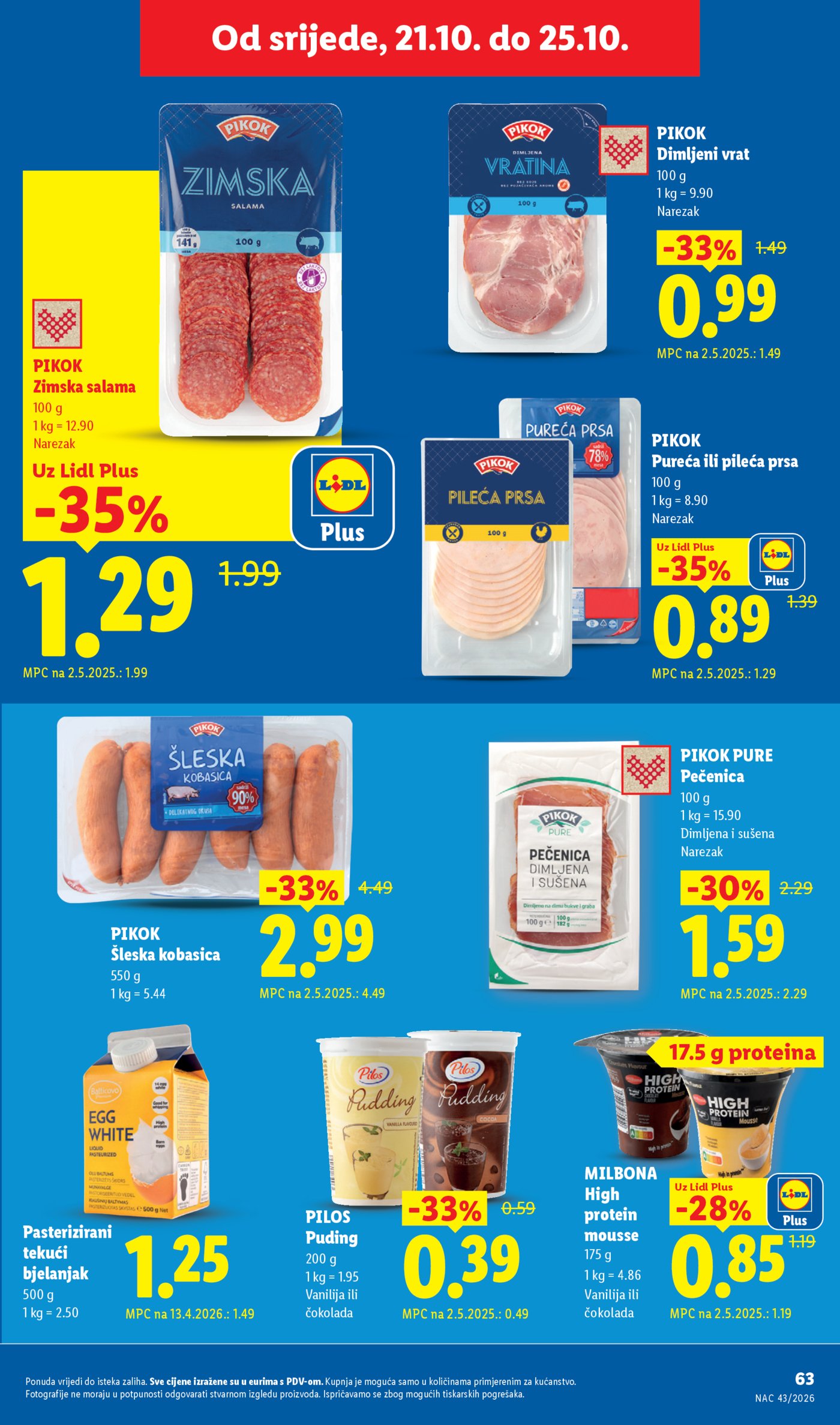 Lidl katalog Super ponuda od ponedjeljka 19.10. - 25.10.2026.