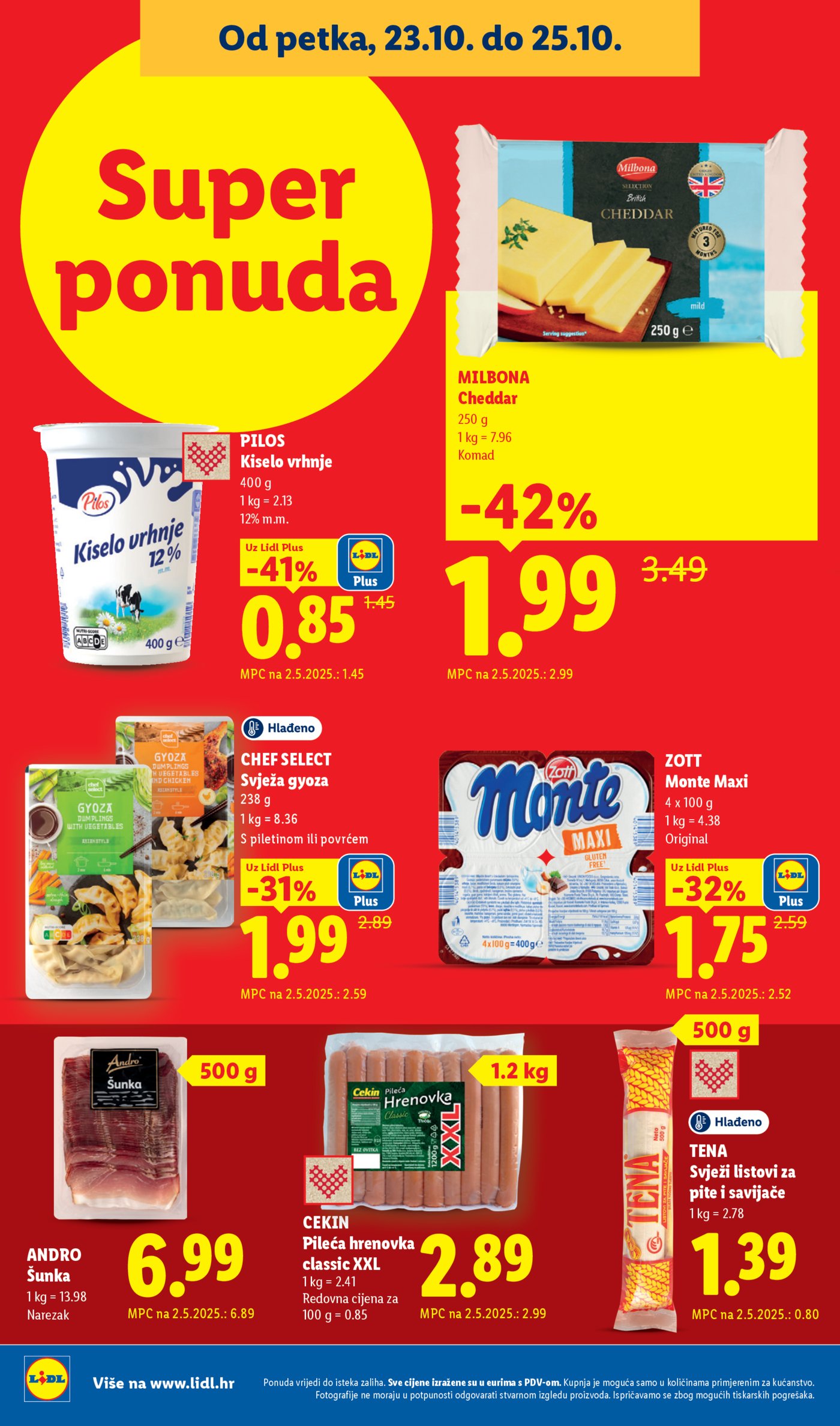 Lidl katalog Super ponuda od ponedjeljka 19.10. - 25.10.2026.