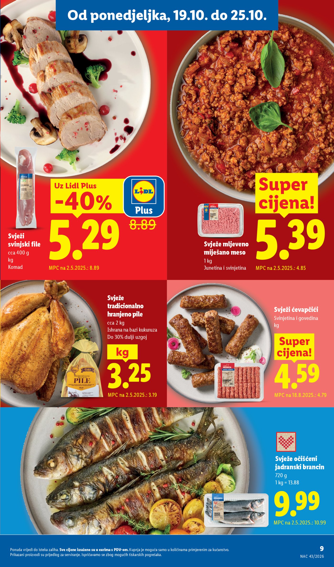 Lidl katalog Super ponuda od ponedjeljka 19.10. - 25.10.2026.