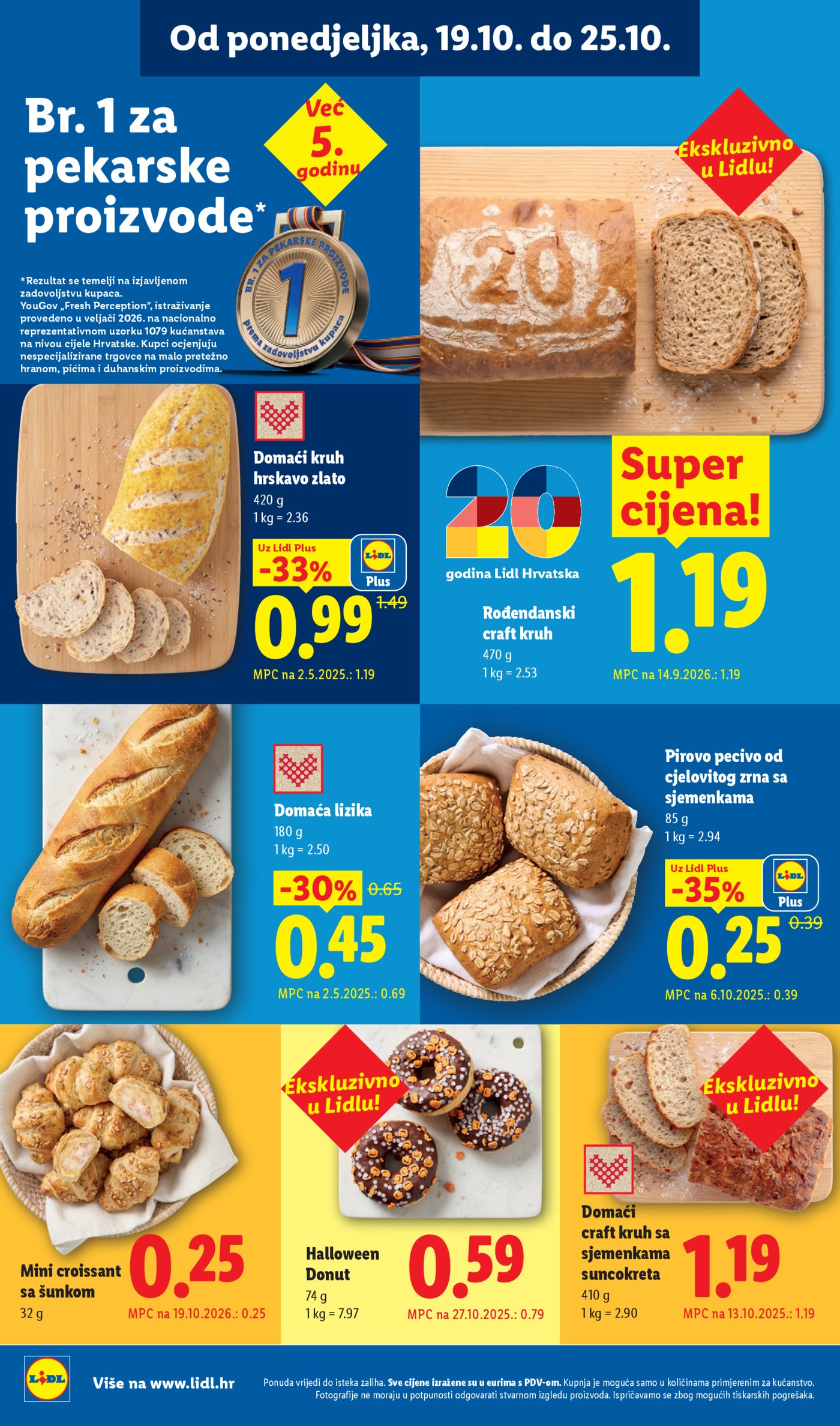 Lidl katalog Super ponuda od ponedjeljka 19.10. - 25.10.2026.