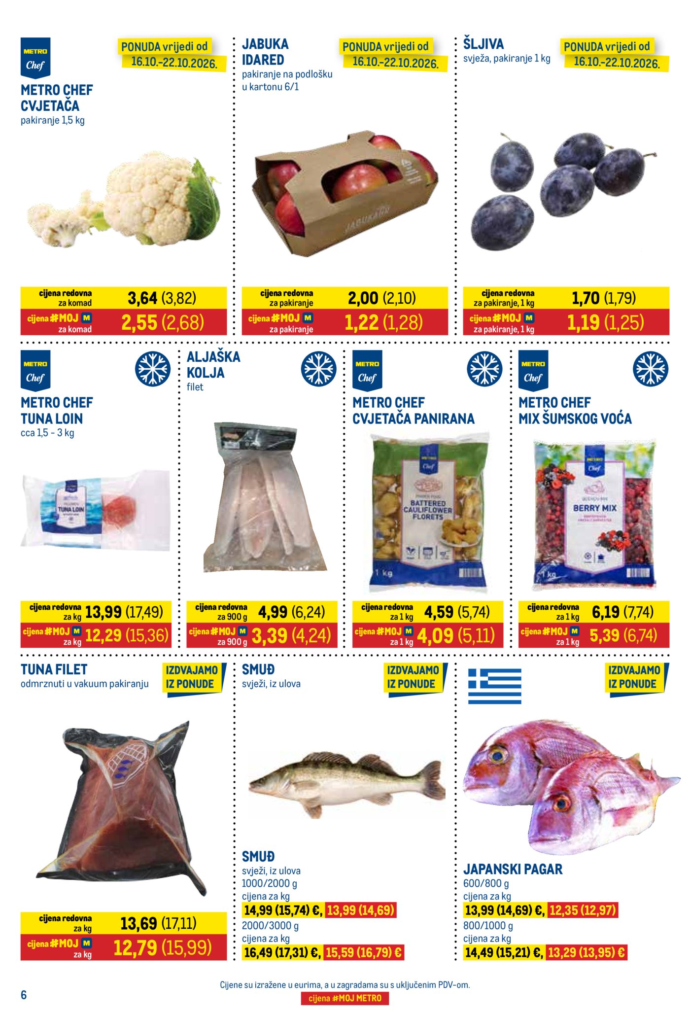 Metro katalog Prehrana i neprehrana 16.10. - 01.11.2026.