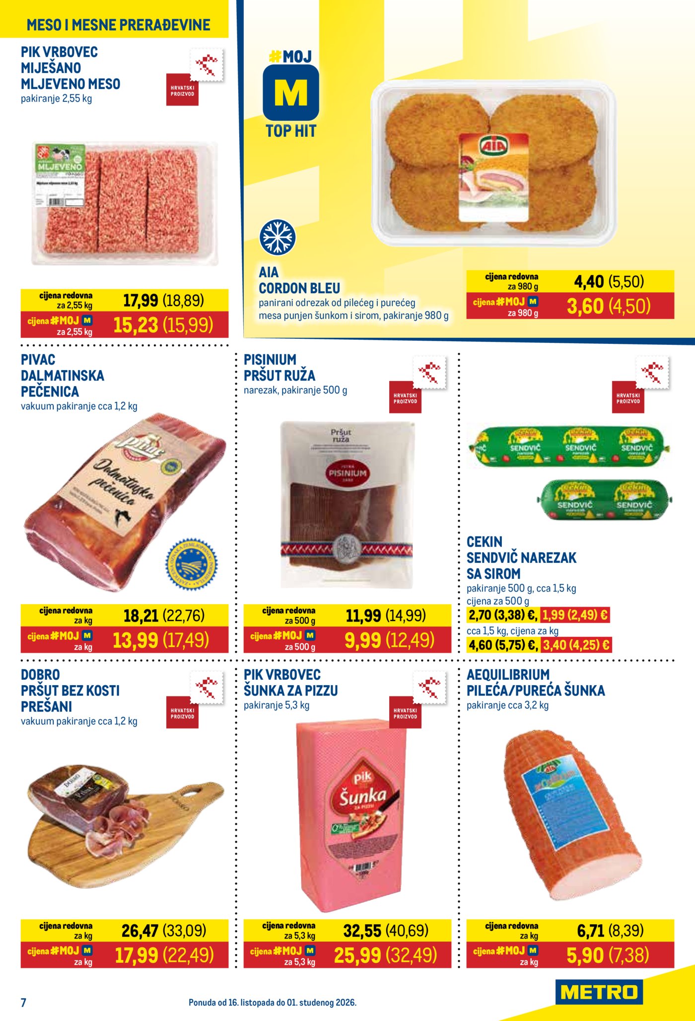Metro katalog Prehrana i neprehrana 16.10. - 01.11.2026.