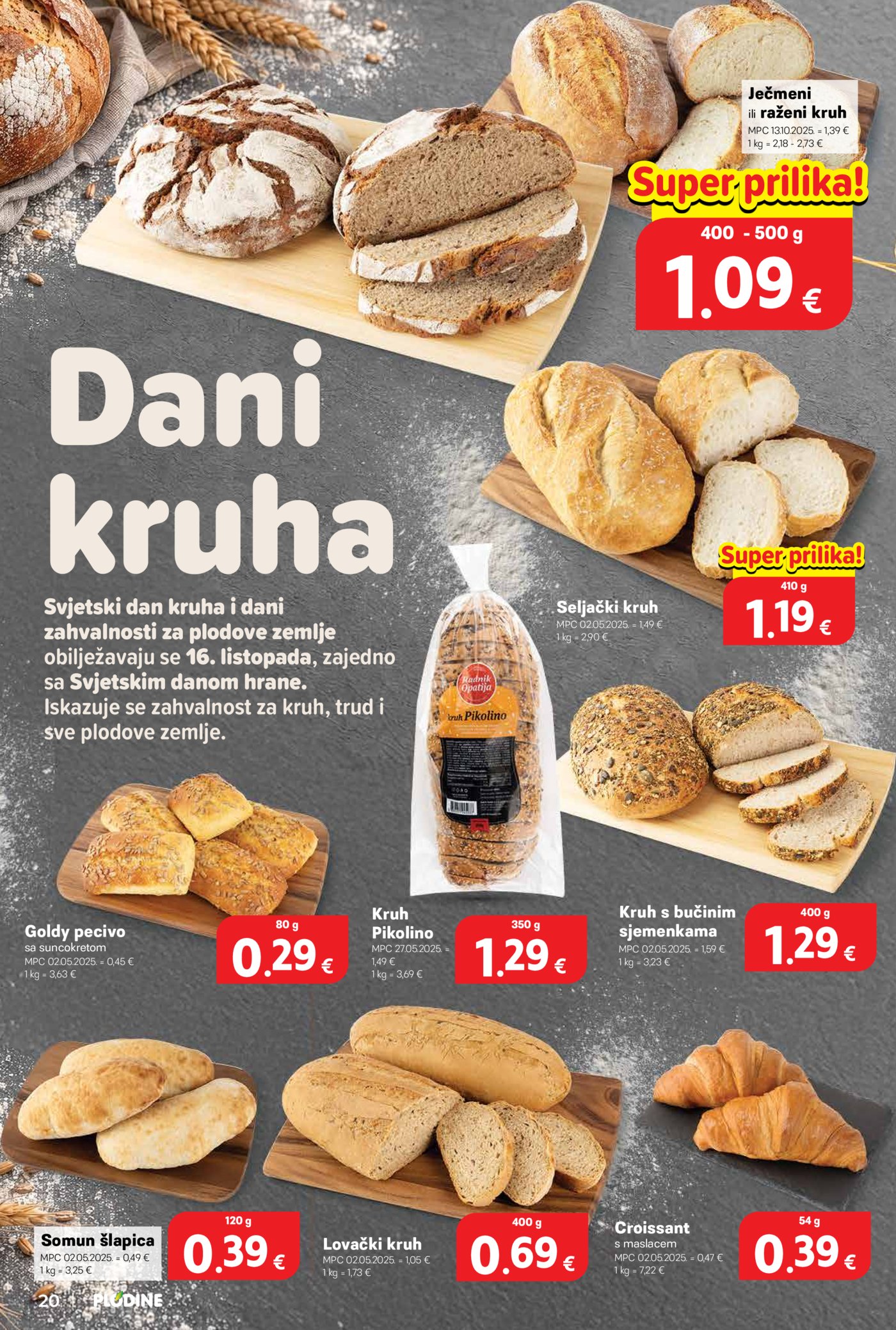 Plodine katalog Akcija 14.10. - 20.10.2026.