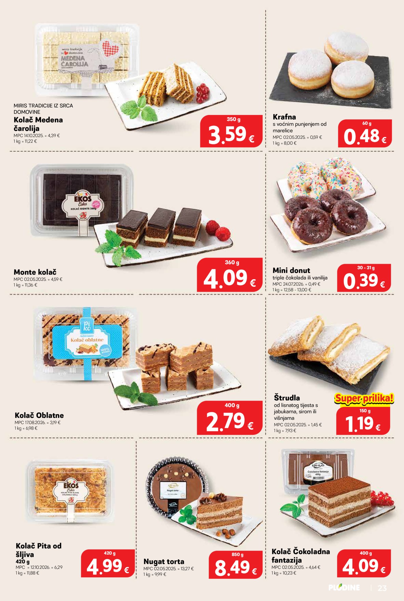 Plodine katalog Akcija 14.10. - 20.10.2026.
