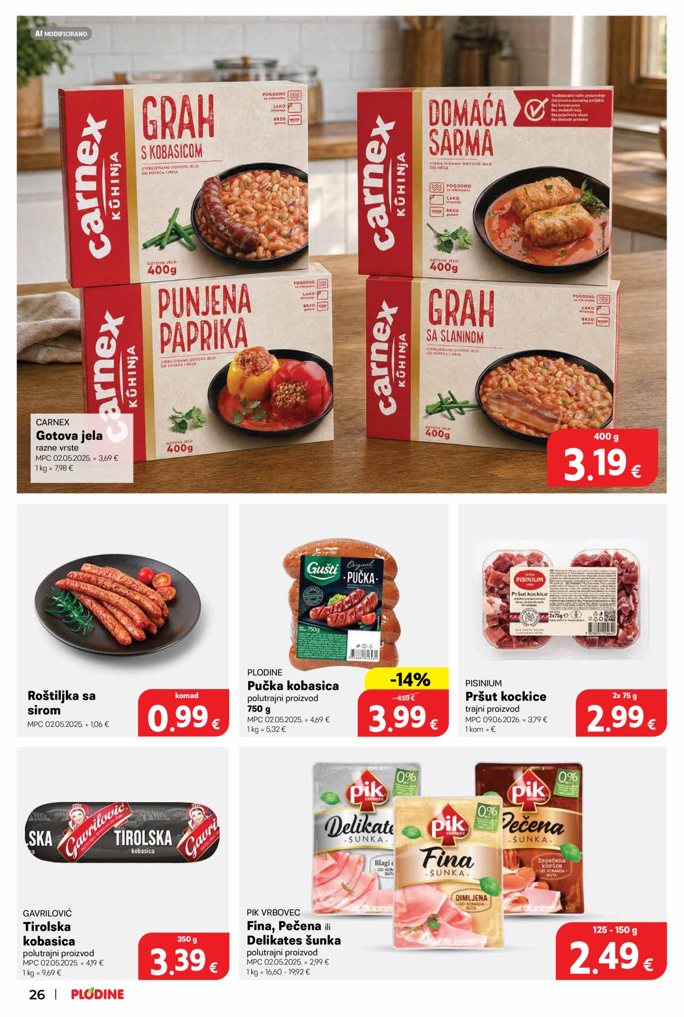 Plodine katalog Akcija 14.10. - 20.10.2026.