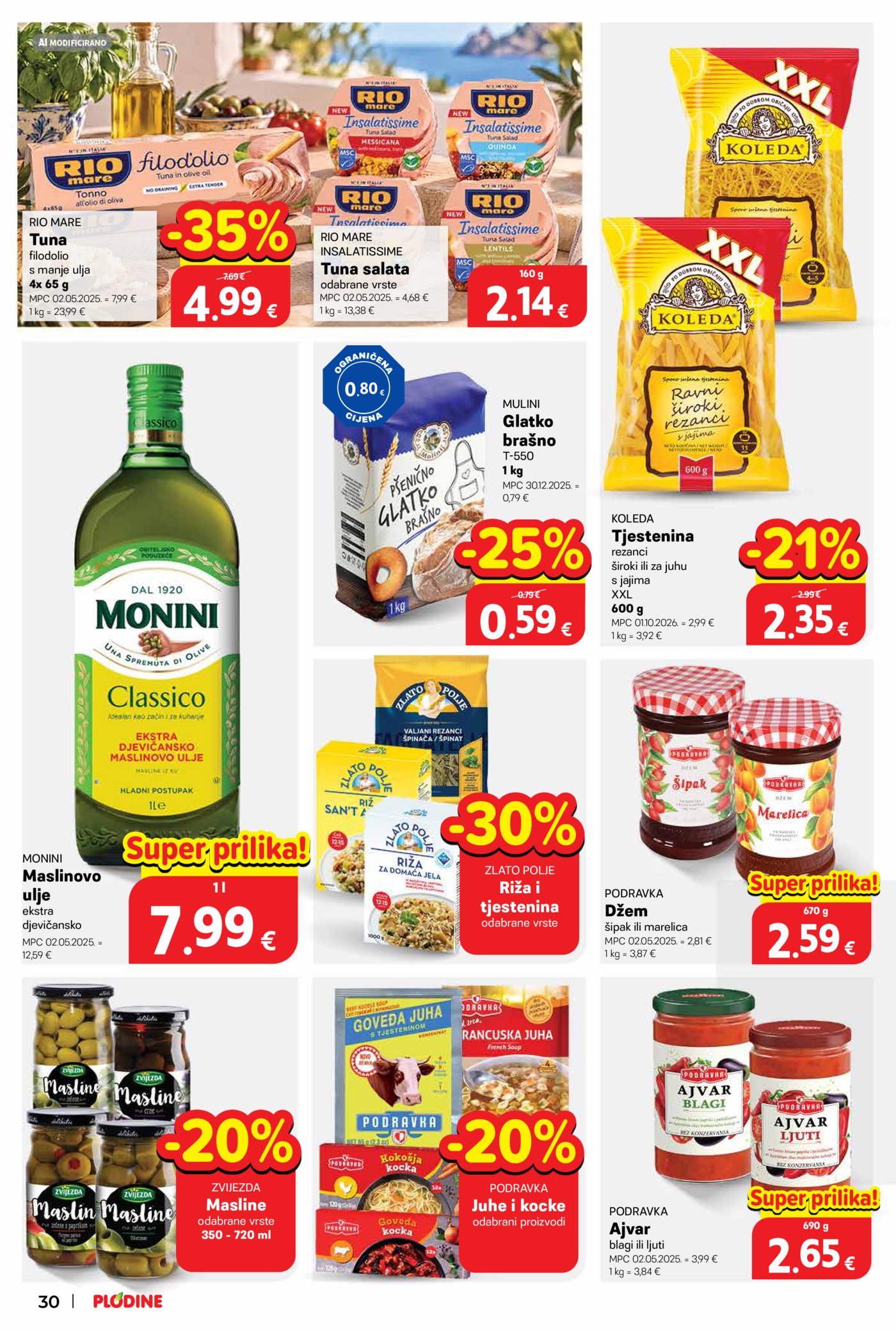 Plodine katalog Akcija 14.10. - 20.10.2026.