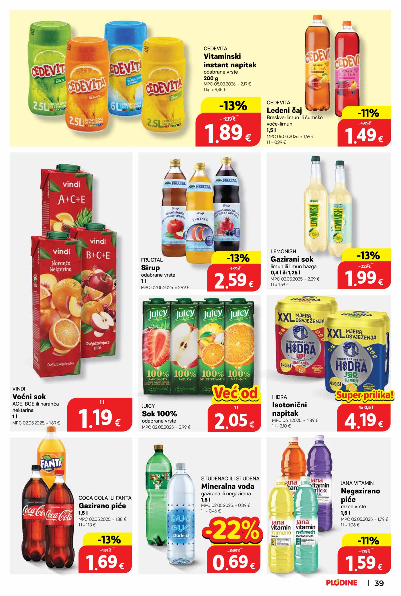 Plodine katalog Akcija 14.10. - 20.10.2026.