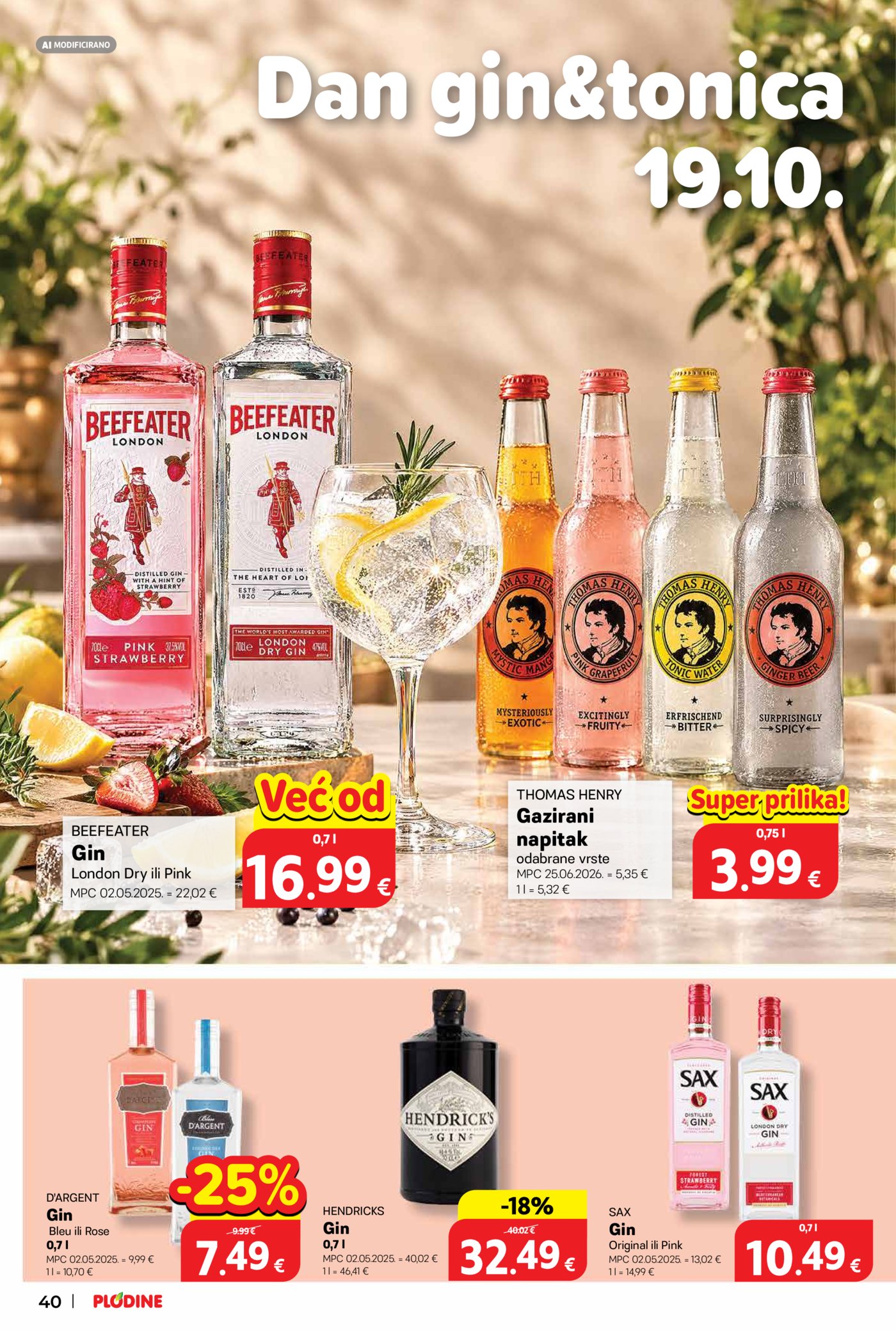 Plodine katalog Akcija 14.10. - 20.10.2026.