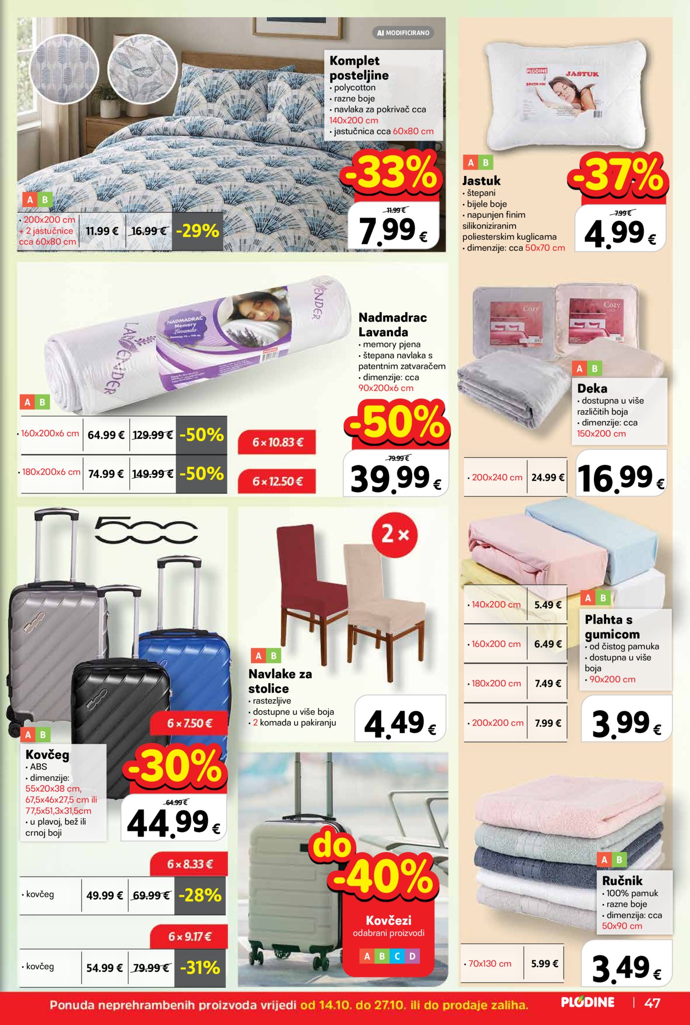 Plodine katalog Akcija 14.10. - 20.10.2026.