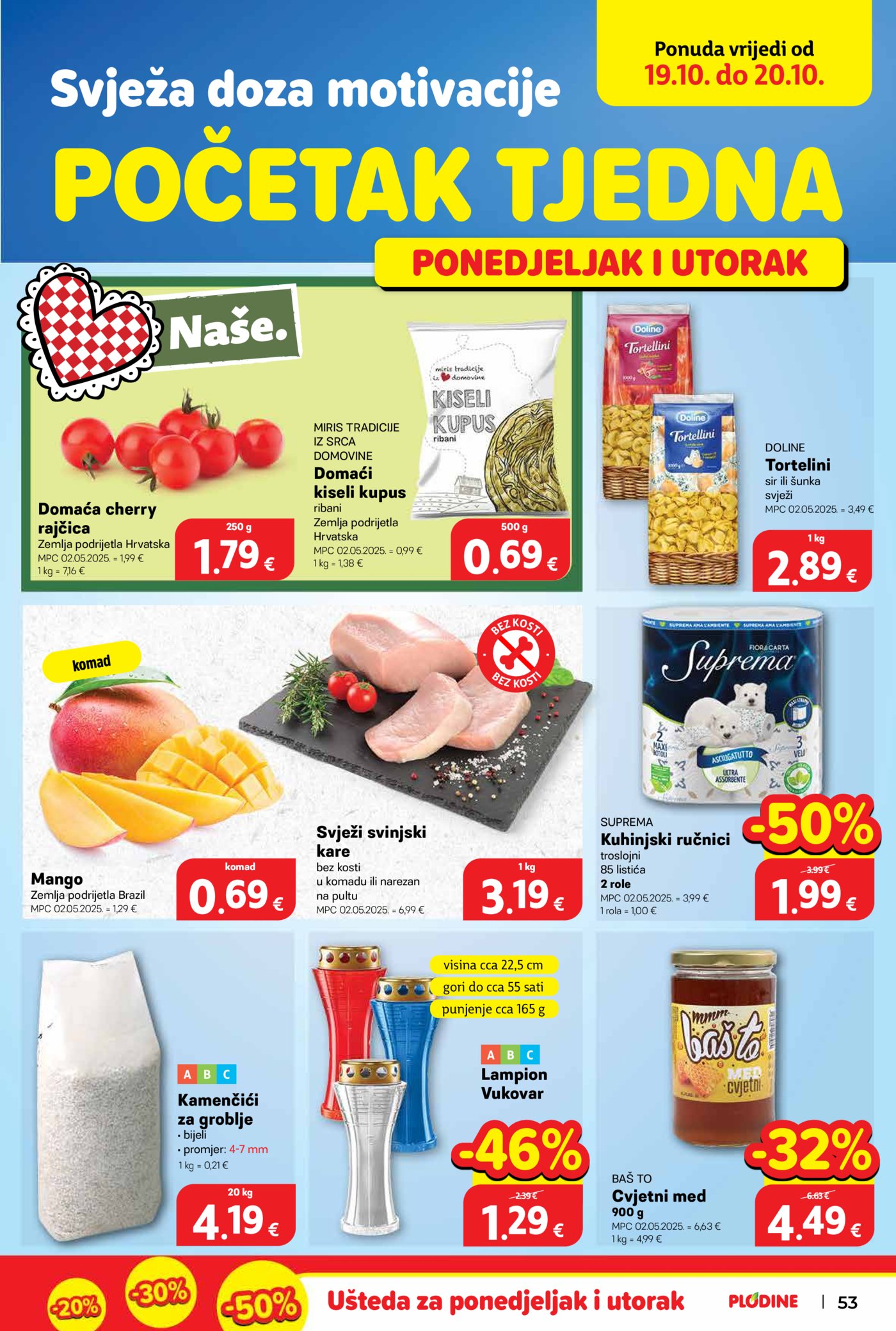 Plodine katalog Akcija 14.10. - 20.10.2026.