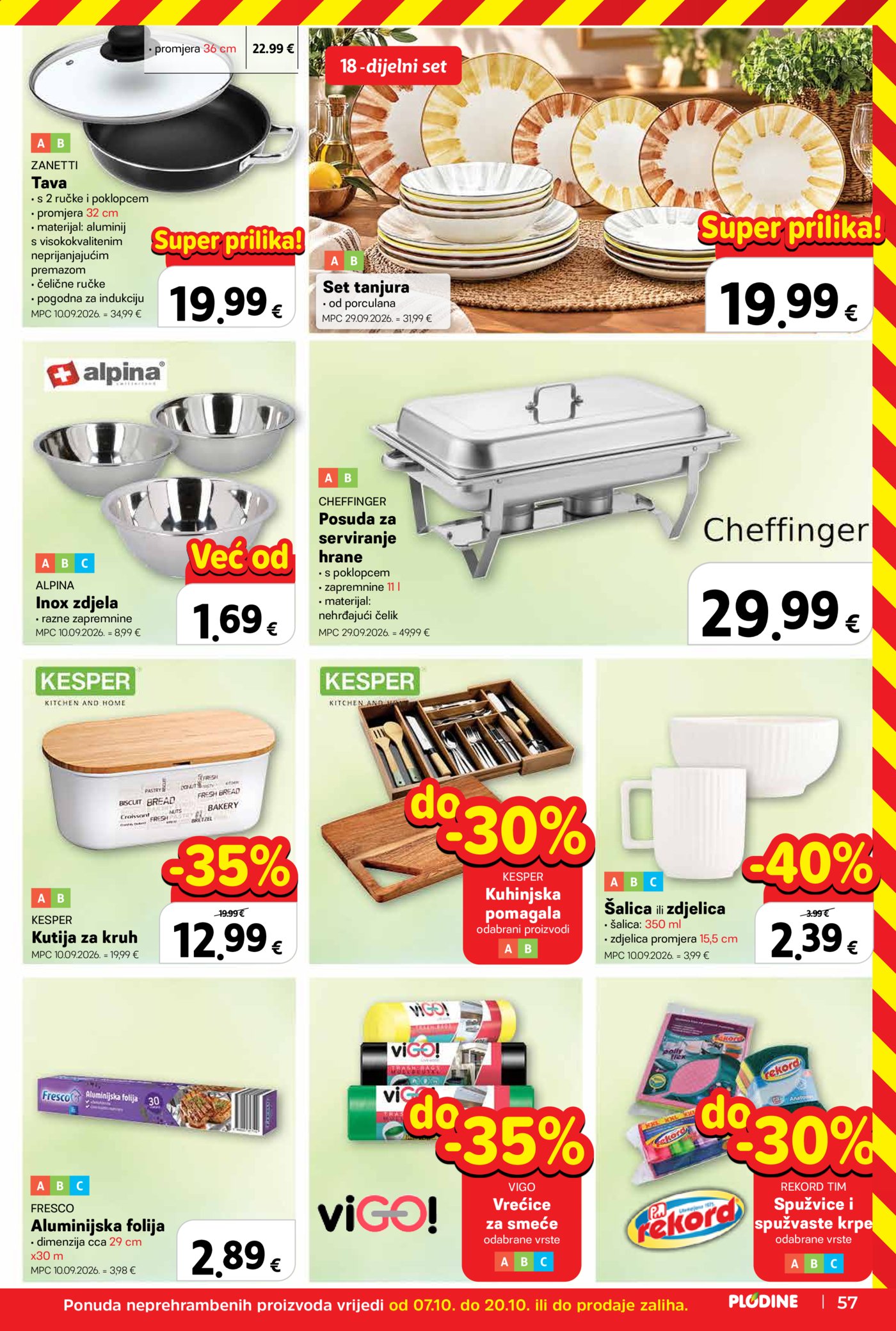 Plodine katalog Akcija 14.10. - 20.10.2026.