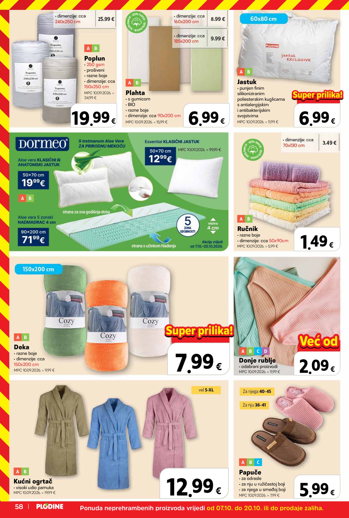 Plodine katalog Akcija 14.10. - 20.10.2026.