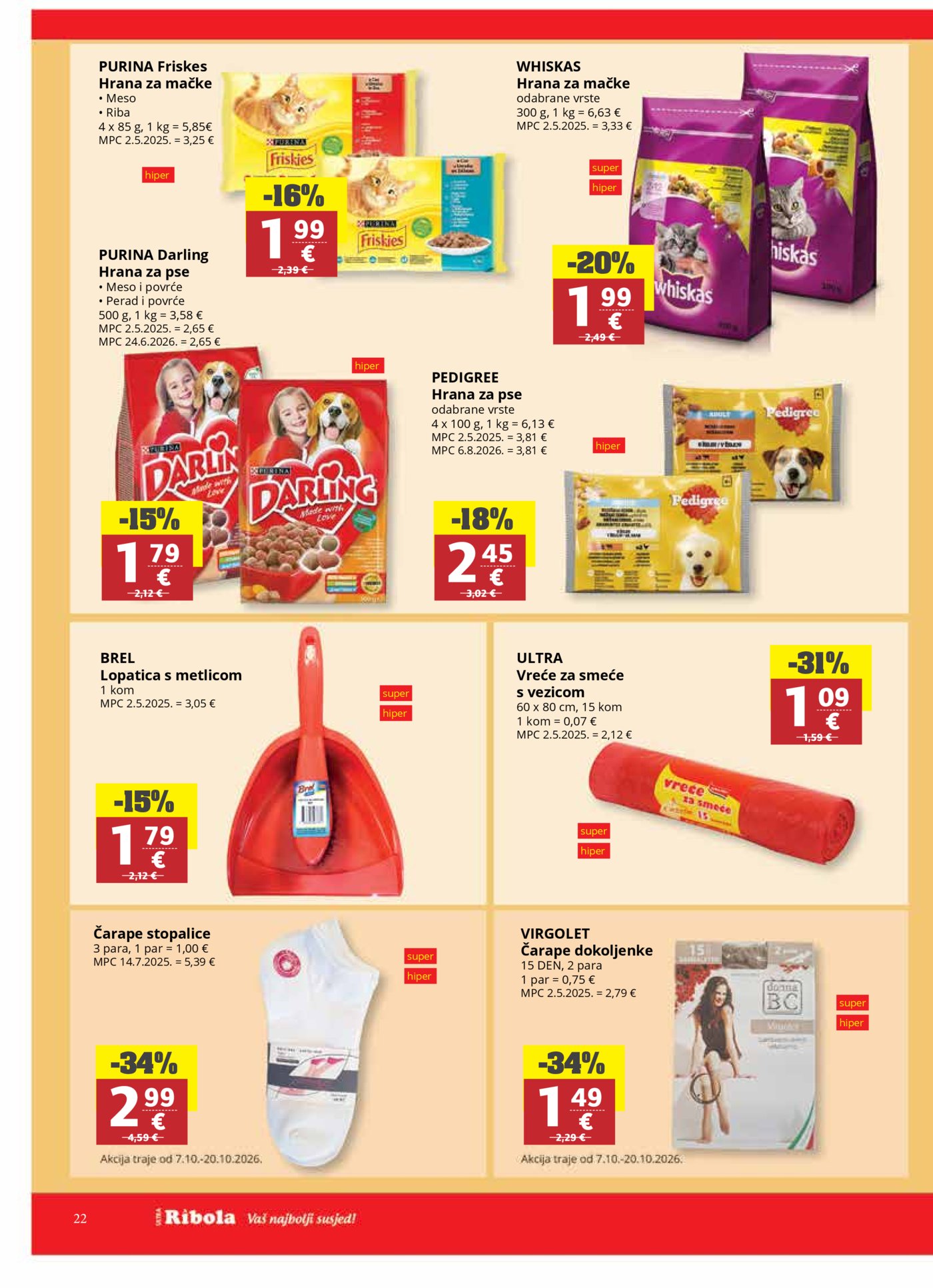 Ribola katalog Akcija 07.10. - 13.10.2026.