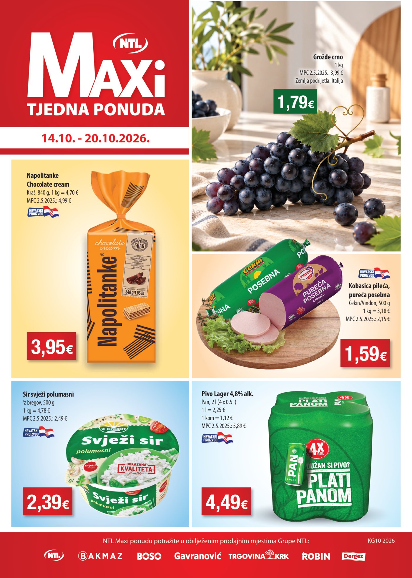 Robin katalog Maxi Tjedna ponuda 14.10. - 20.10.2026.