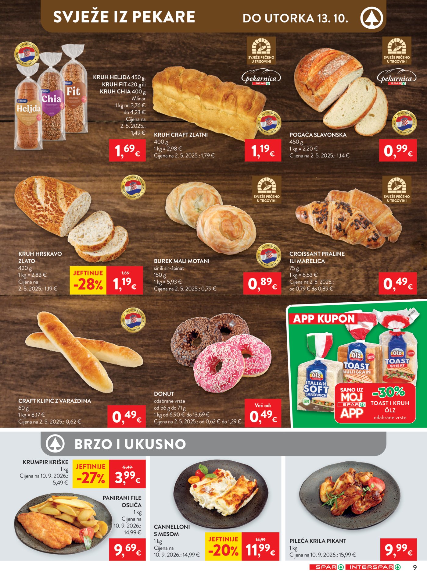 SPAR INTERSPAR katalog Akcija 07.10. - 13.10.2026.