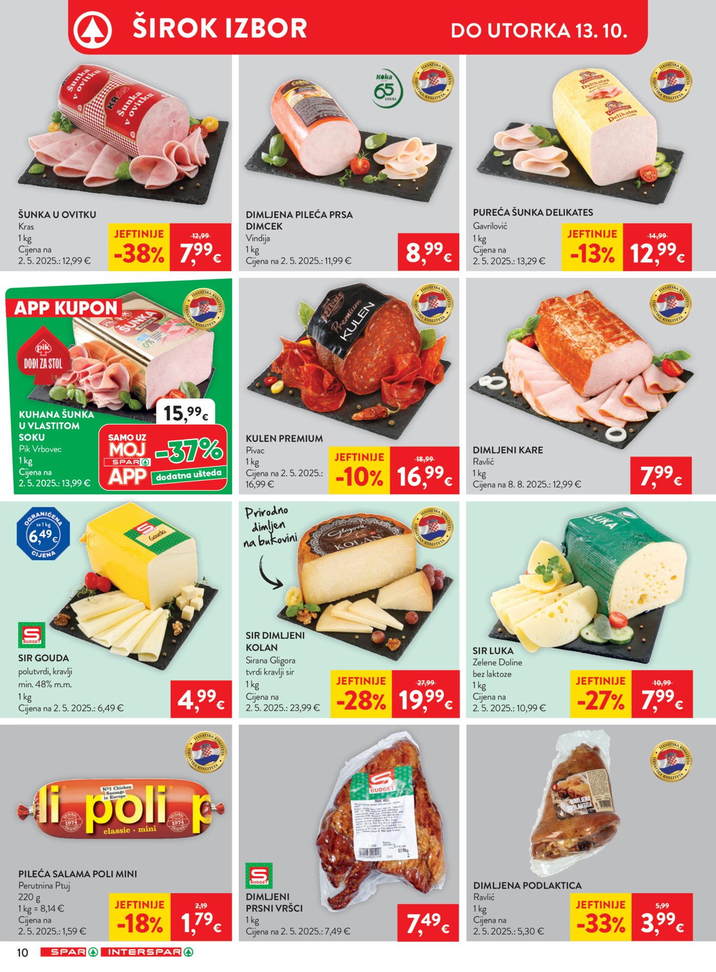 SPAR INTERSPAR katalog Akcija 07.10. - 13.10.2026.