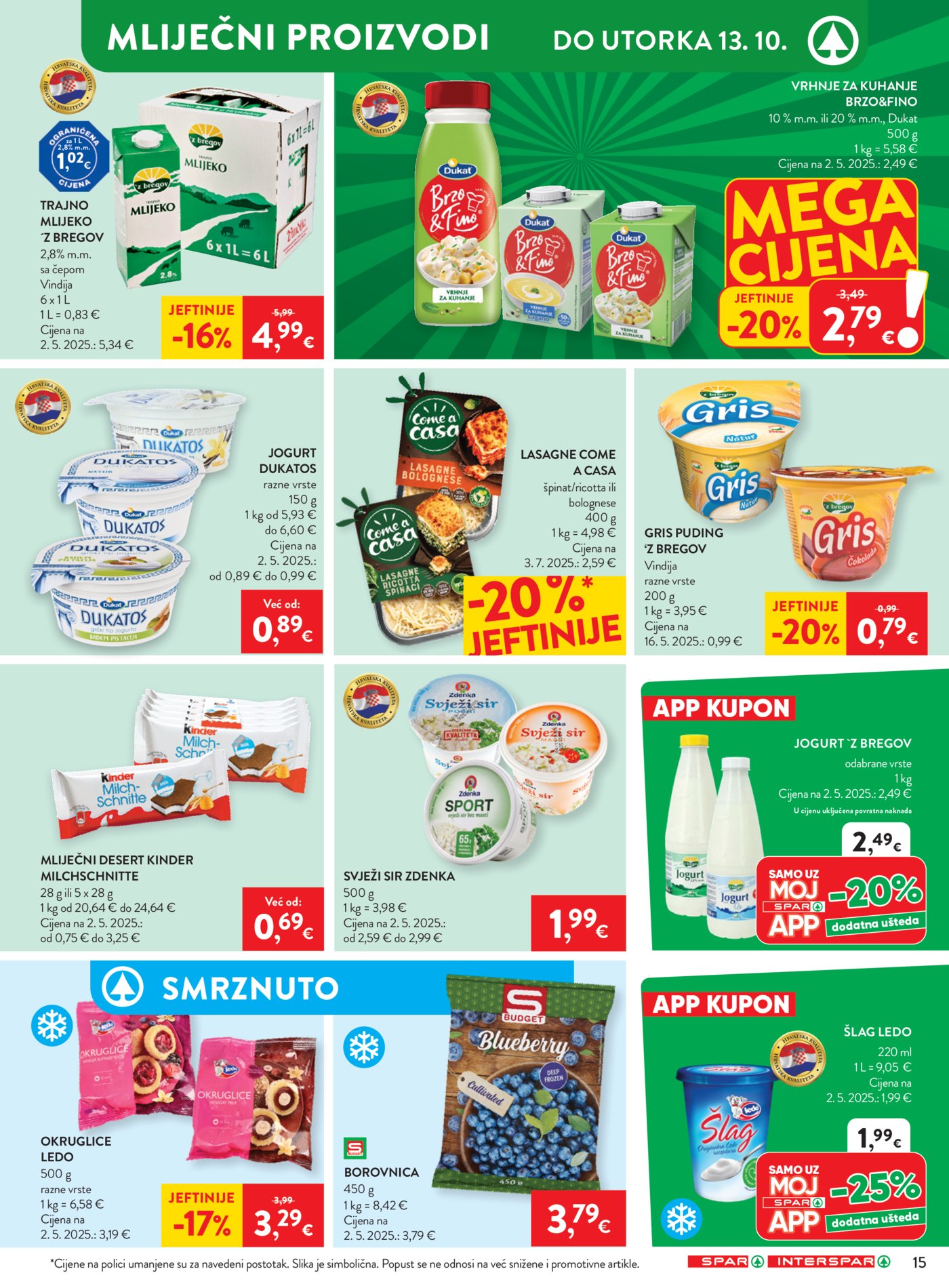 SPAR INTERSPAR katalog Akcija 07.10. - 13.10.2026.