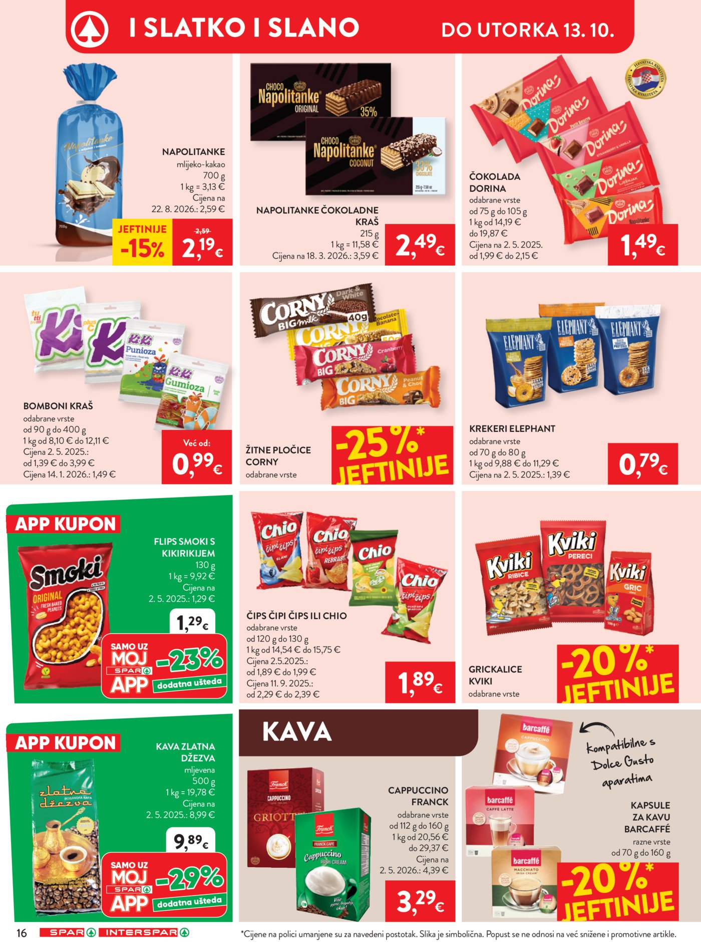 SPAR INTERSPAR katalog Akcija 07.10. - 13.10.2026.