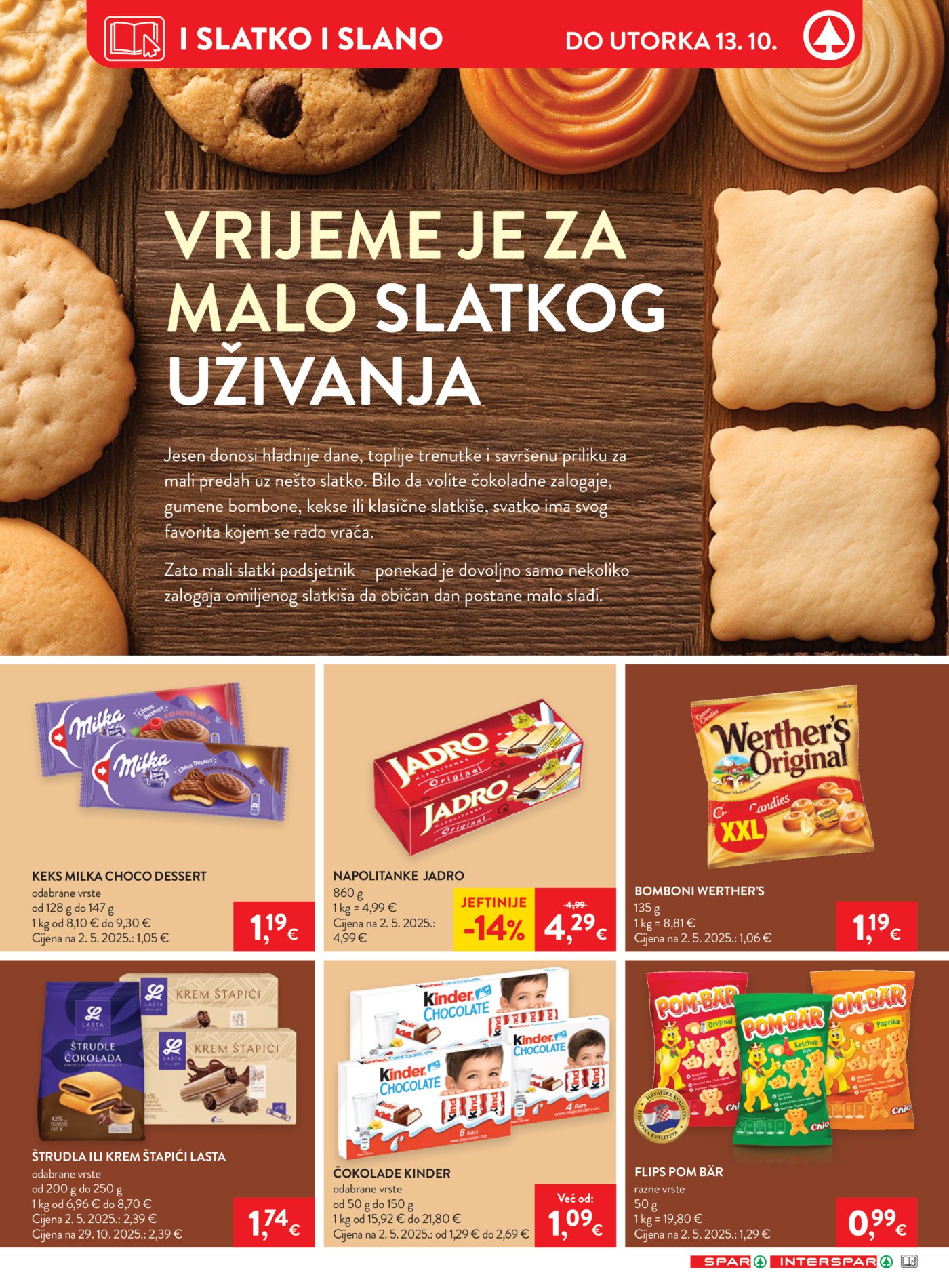 SPAR INTERSPAR katalog Akcija 07.10. - 13.10.2026.