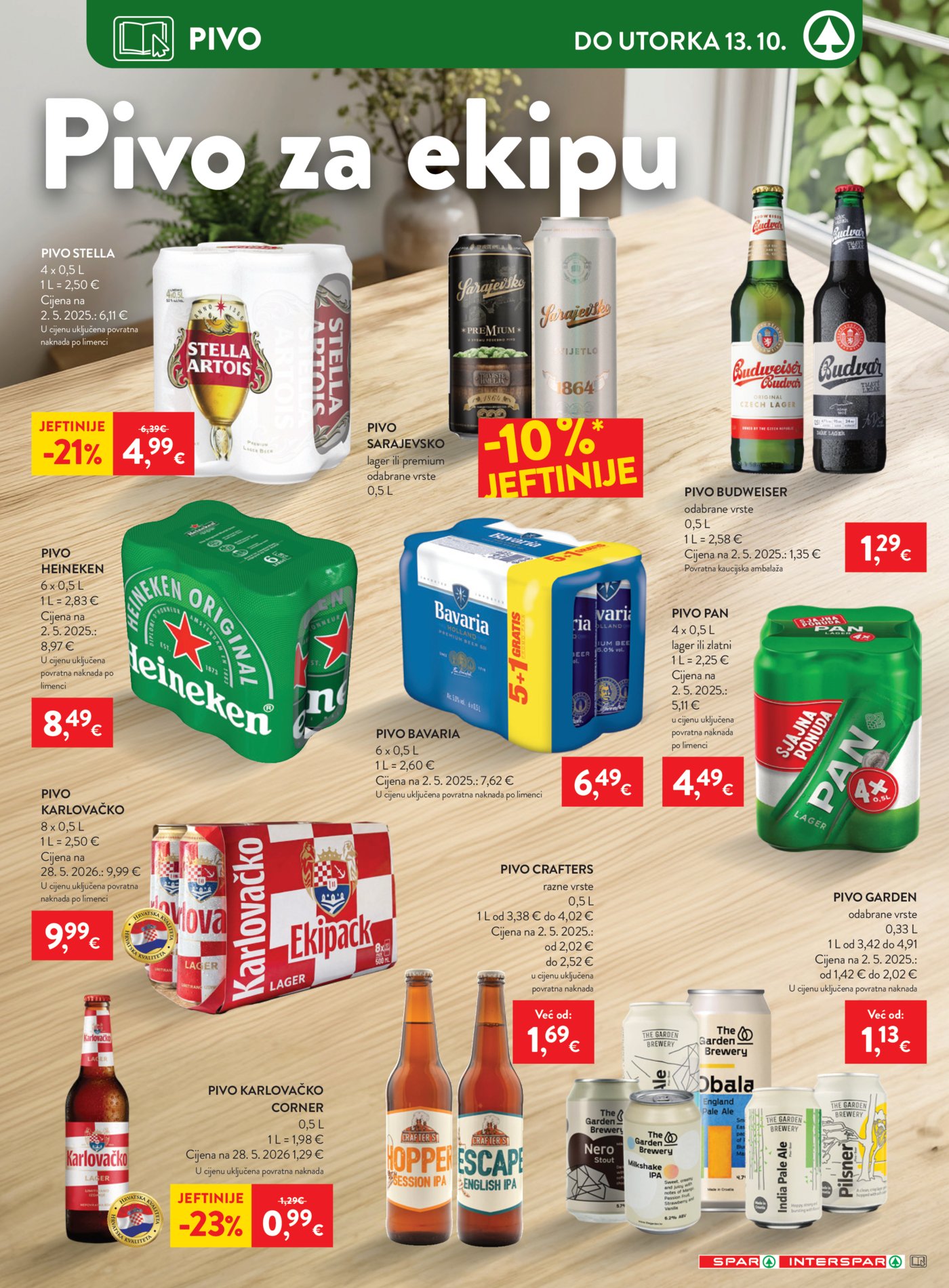 SPAR INTERSPAR katalog Akcija 07.10. - 13.10.2026.