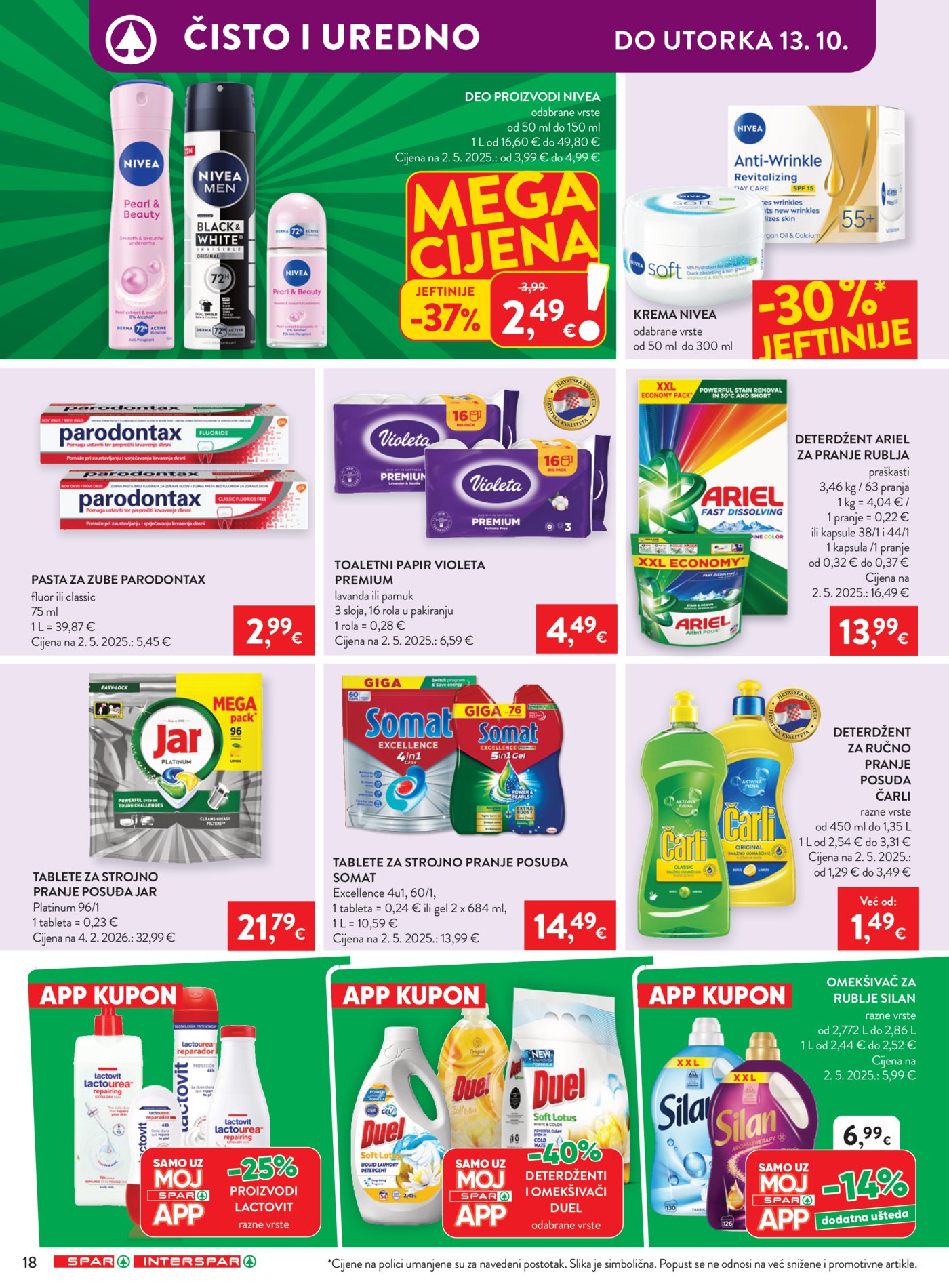 SPAR INTERSPAR katalog Akcija 07.10. - 13.10.2026.