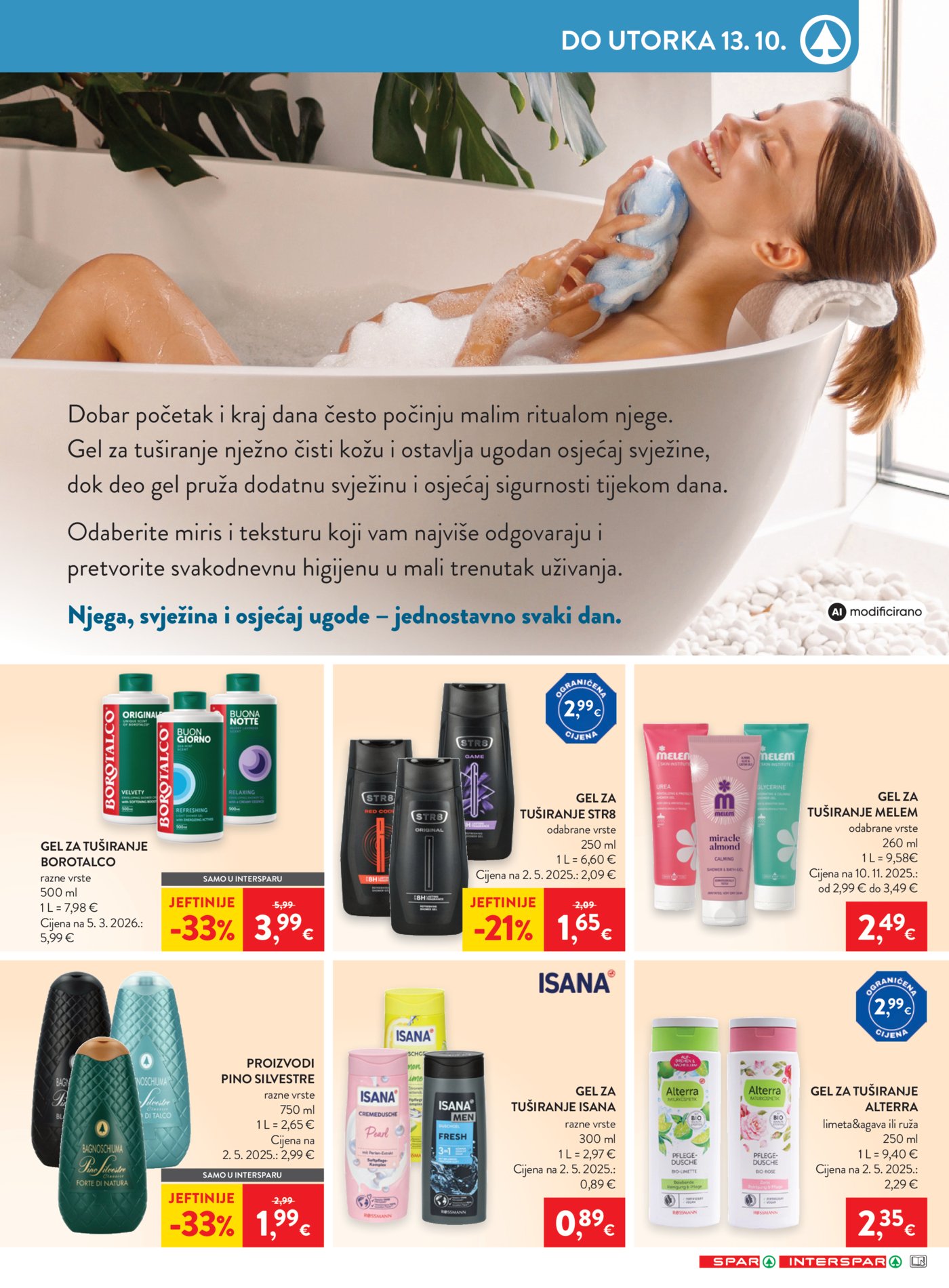 SPAR INTERSPAR katalog Akcija 07.10. - 13.10.2026.