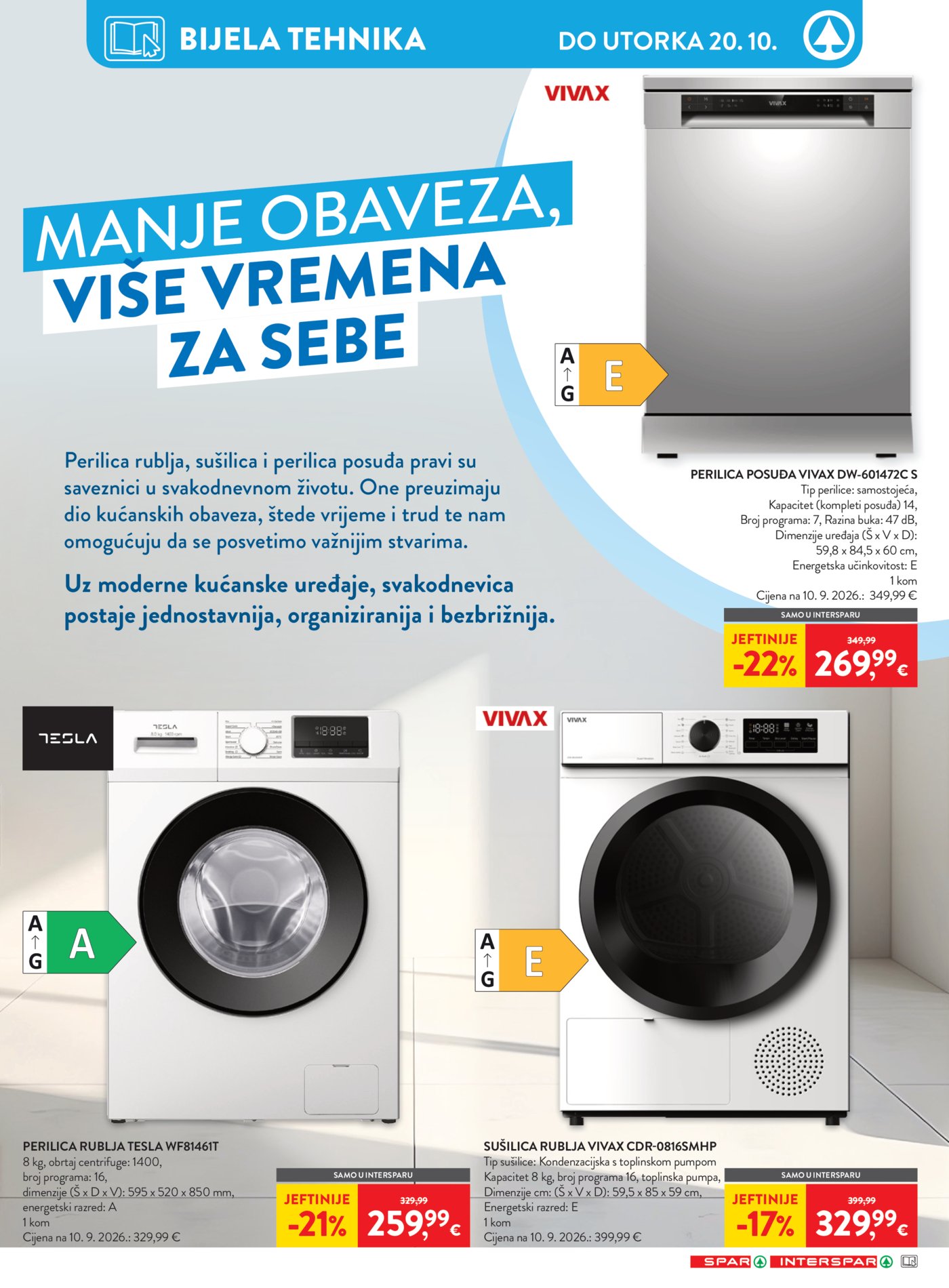 SPAR INTERSPAR katalog Akcija 07.10. - 13.10.2026.