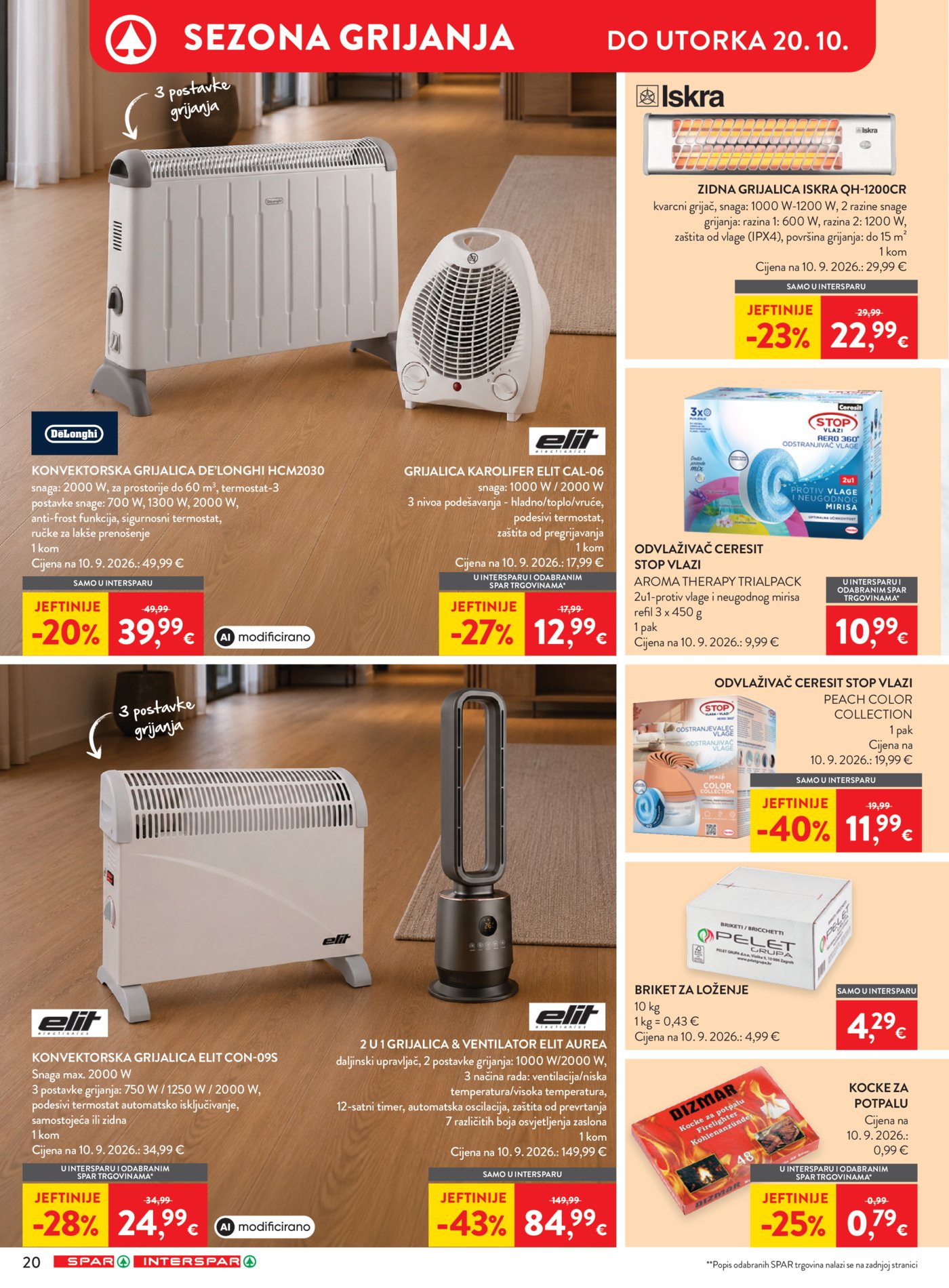 SPAR INTERSPAR katalog Akcija 07.10. - 13.10.2026.