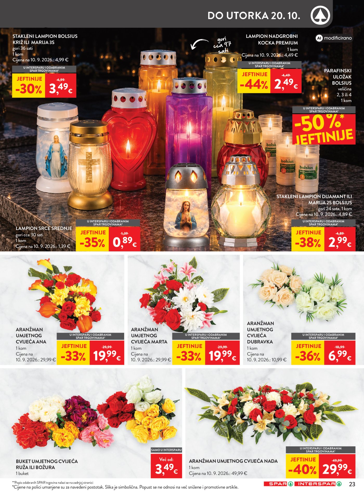 SPAR INTERSPAR katalog Akcija 07.10. - 13.10.2026.