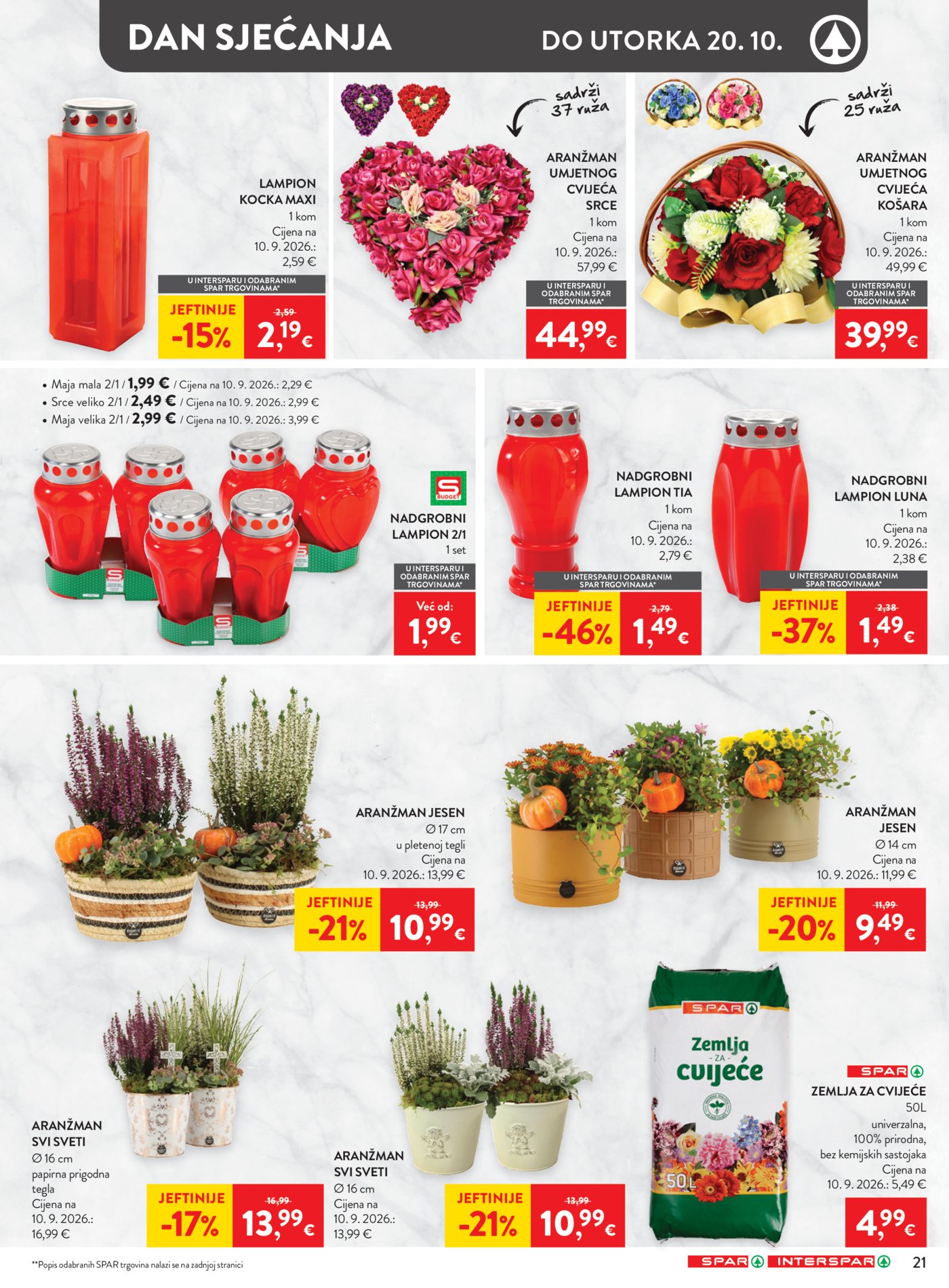 SPAR INTERSPAR katalog Akcija 07.10. - 13.10.2026.