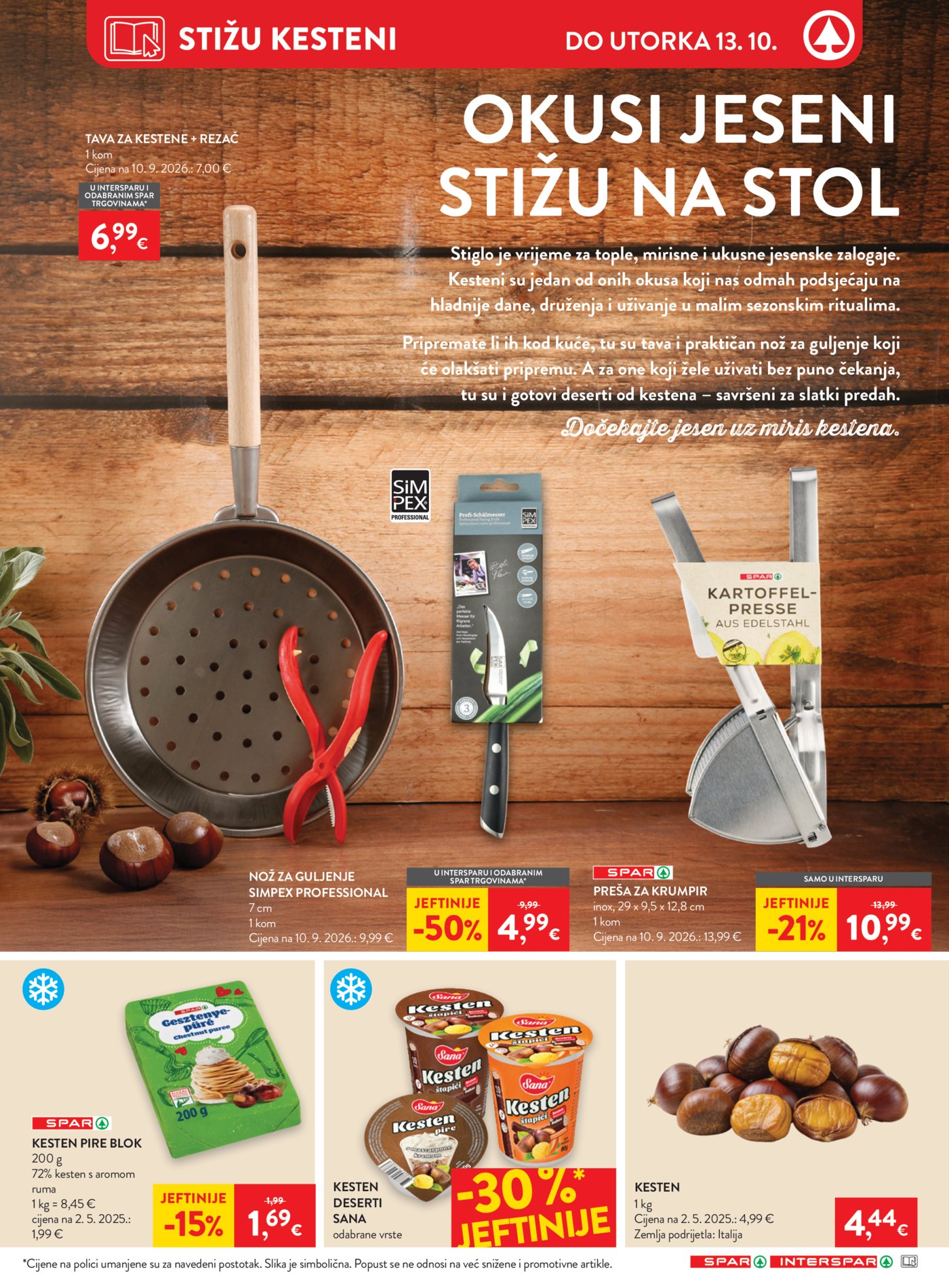 SPAR INTERSPAR katalog Akcija 07.10. - 13.10.2026.