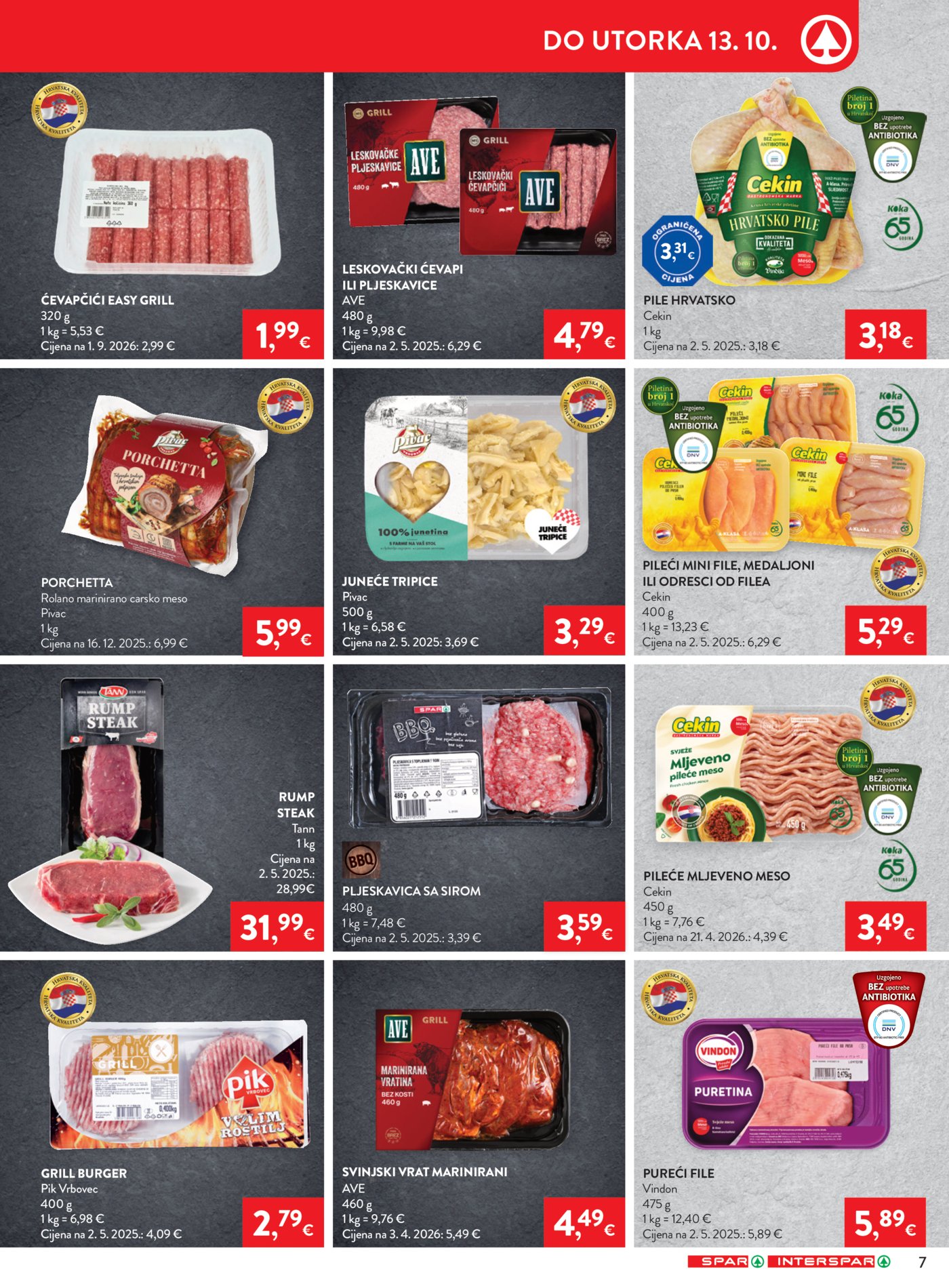 SPAR INTERSPAR katalog Akcija 07.10. - 13.10.2026.