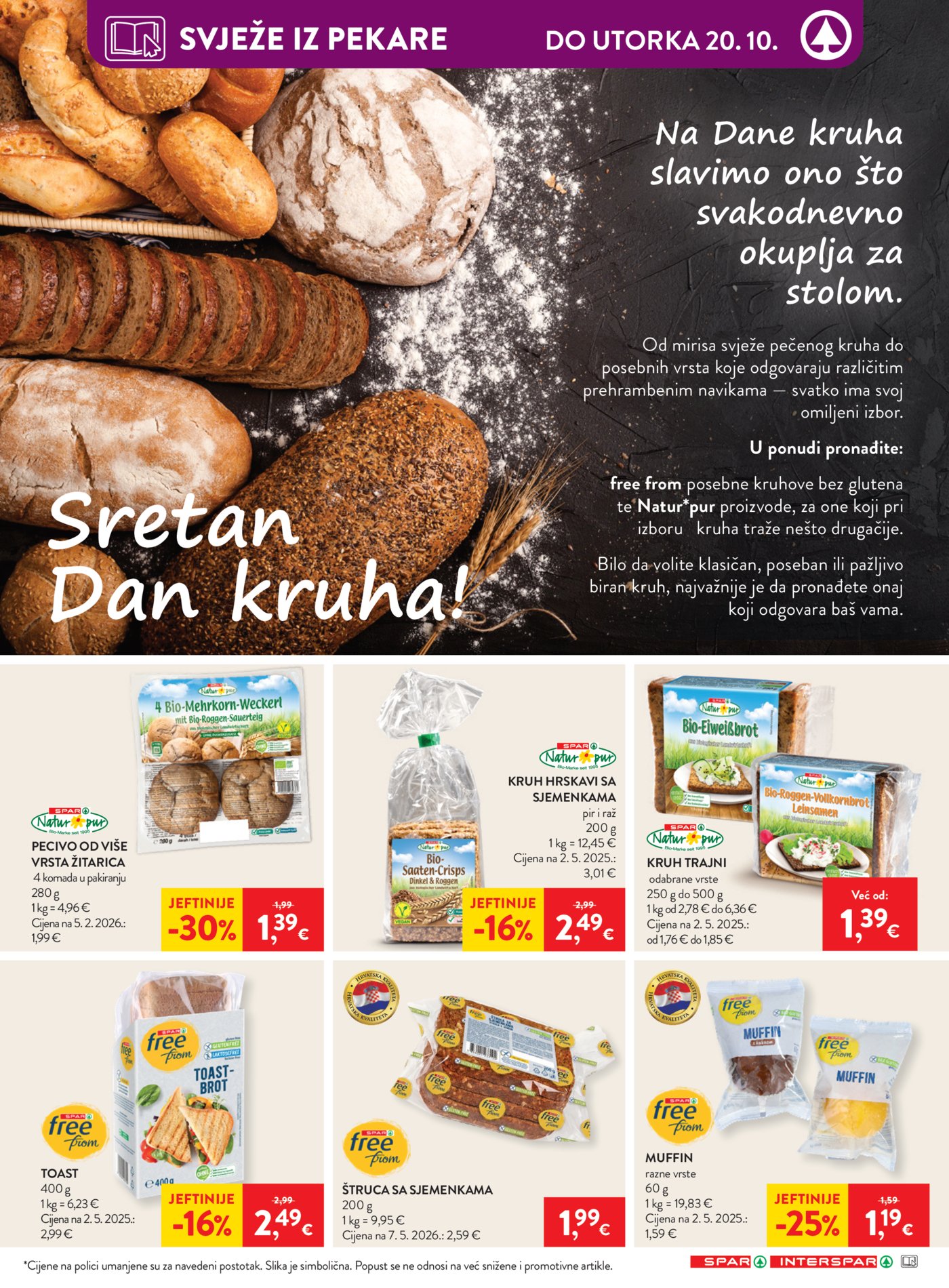 Spar katalog Akcija 14.10. - 20.10.2026.