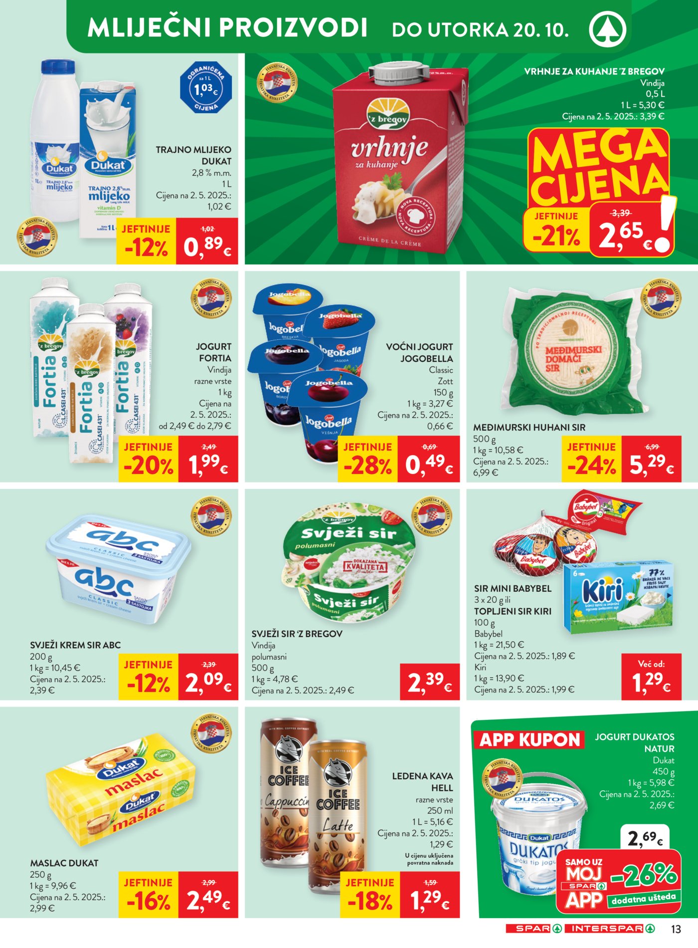Spar katalog Akcija 14.10. - 20.10.2026.