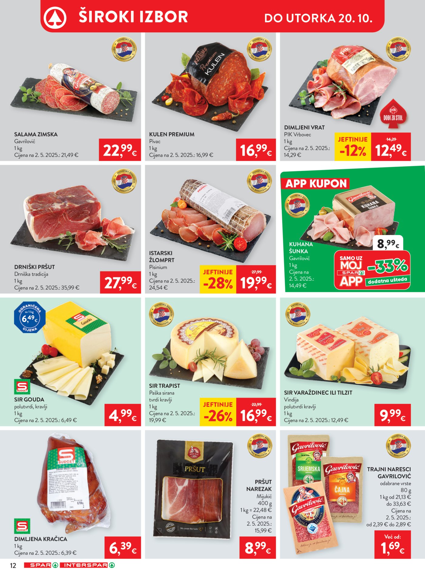 Spar katalog Akcija 14.10. - 20.10.2026.