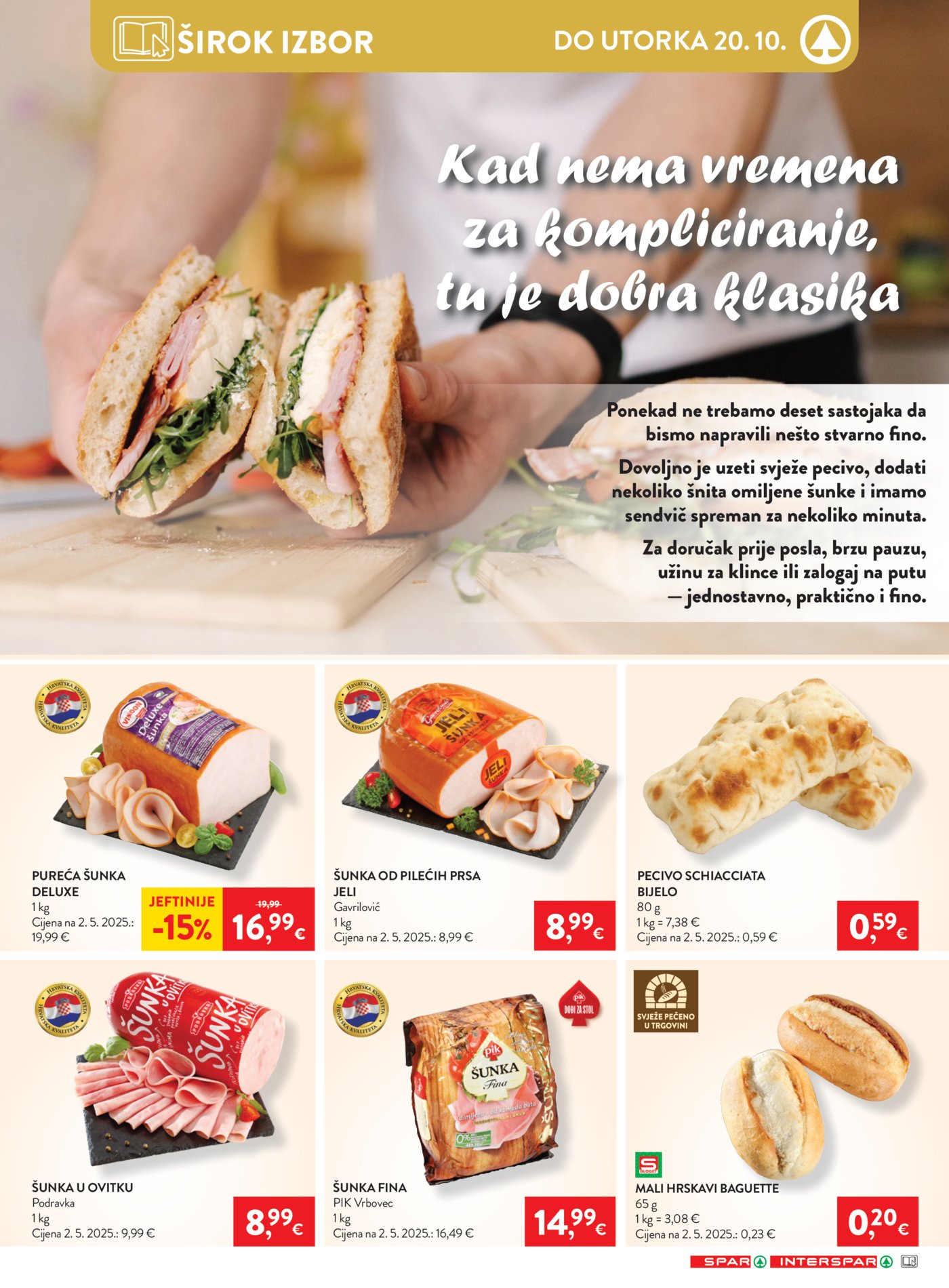 Spar katalog Akcija 14.10. - 20.10.2026.