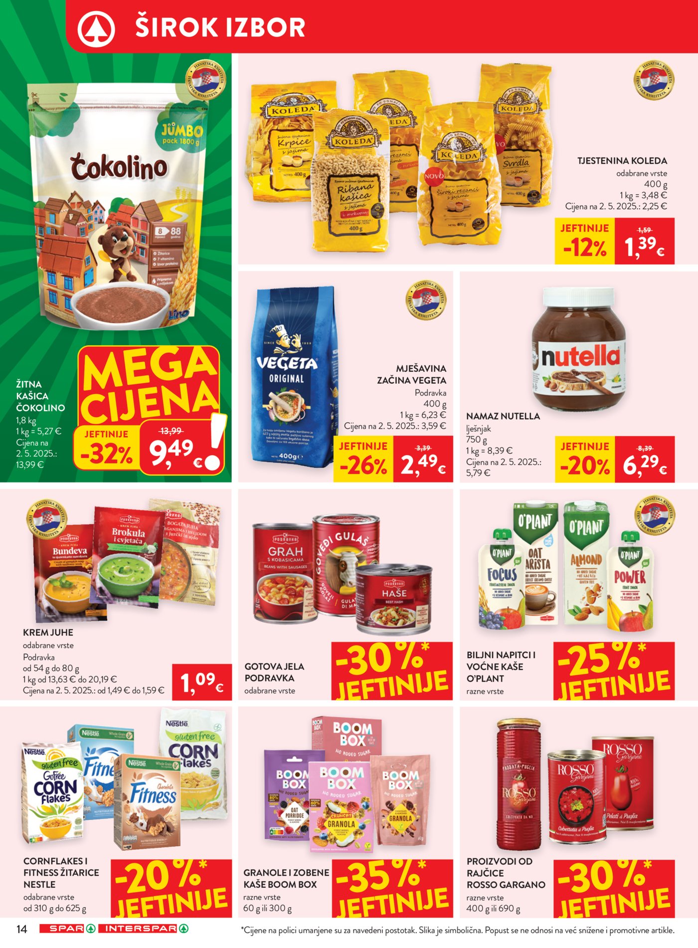 Spar katalog Akcija 14.10. - 20.10.2026.