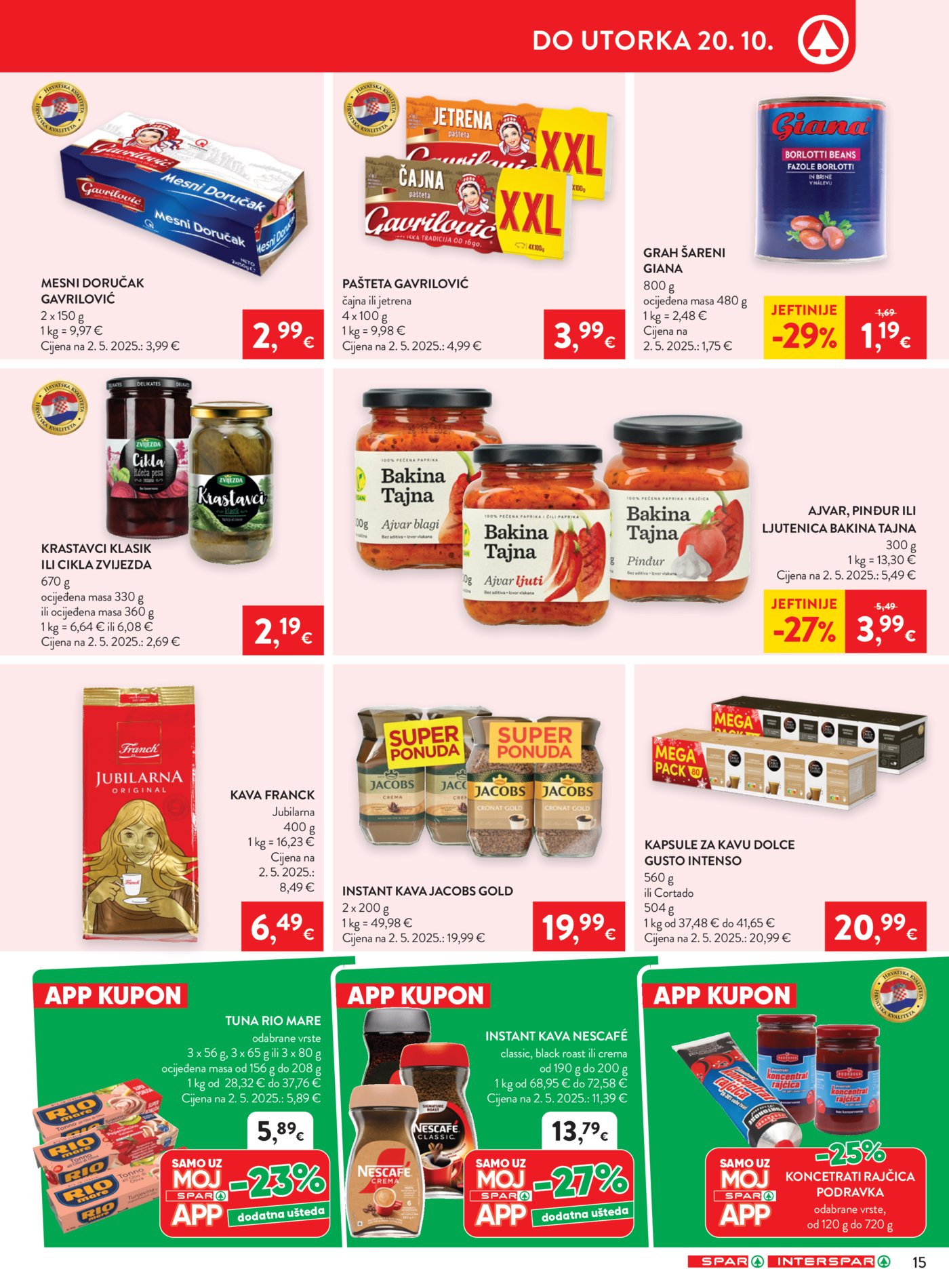 Spar katalog Akcija 14.10. - 20.10.2026.